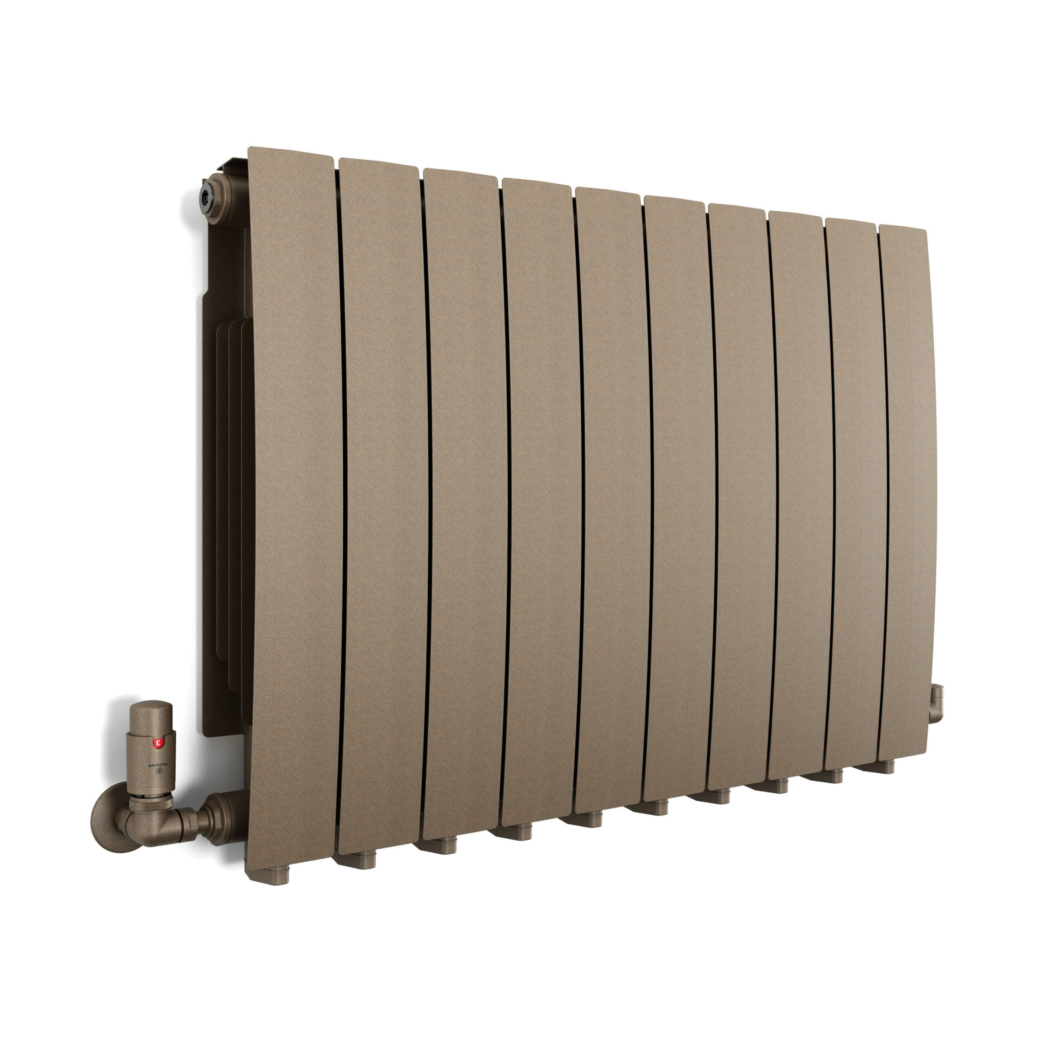 Terma Bergamo Single Panel Horizontal Radiator - 3 Sizes