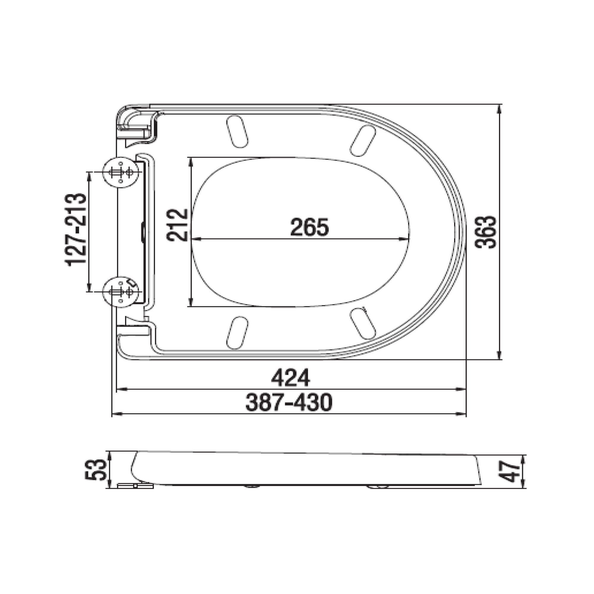RAK Resort Mini Rimless Fully Back to Wall Toilet & Soft Close Seat