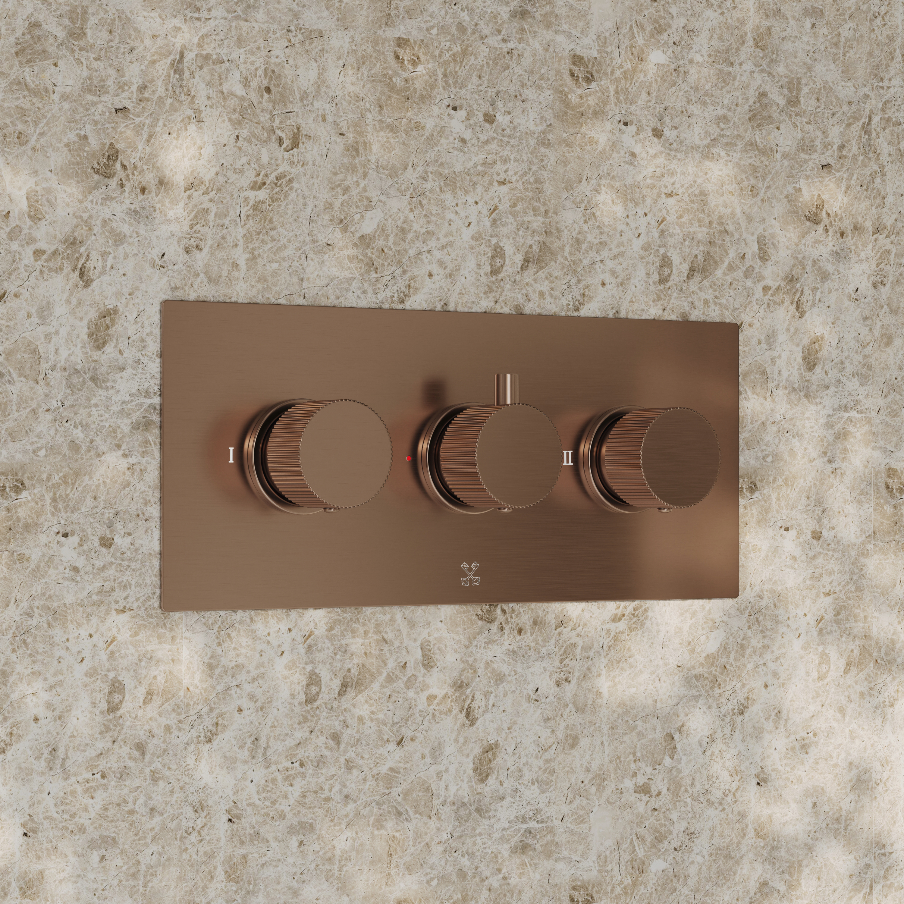 Core 3 Outlet Landscape Thermostatic Concealed Shower Valve