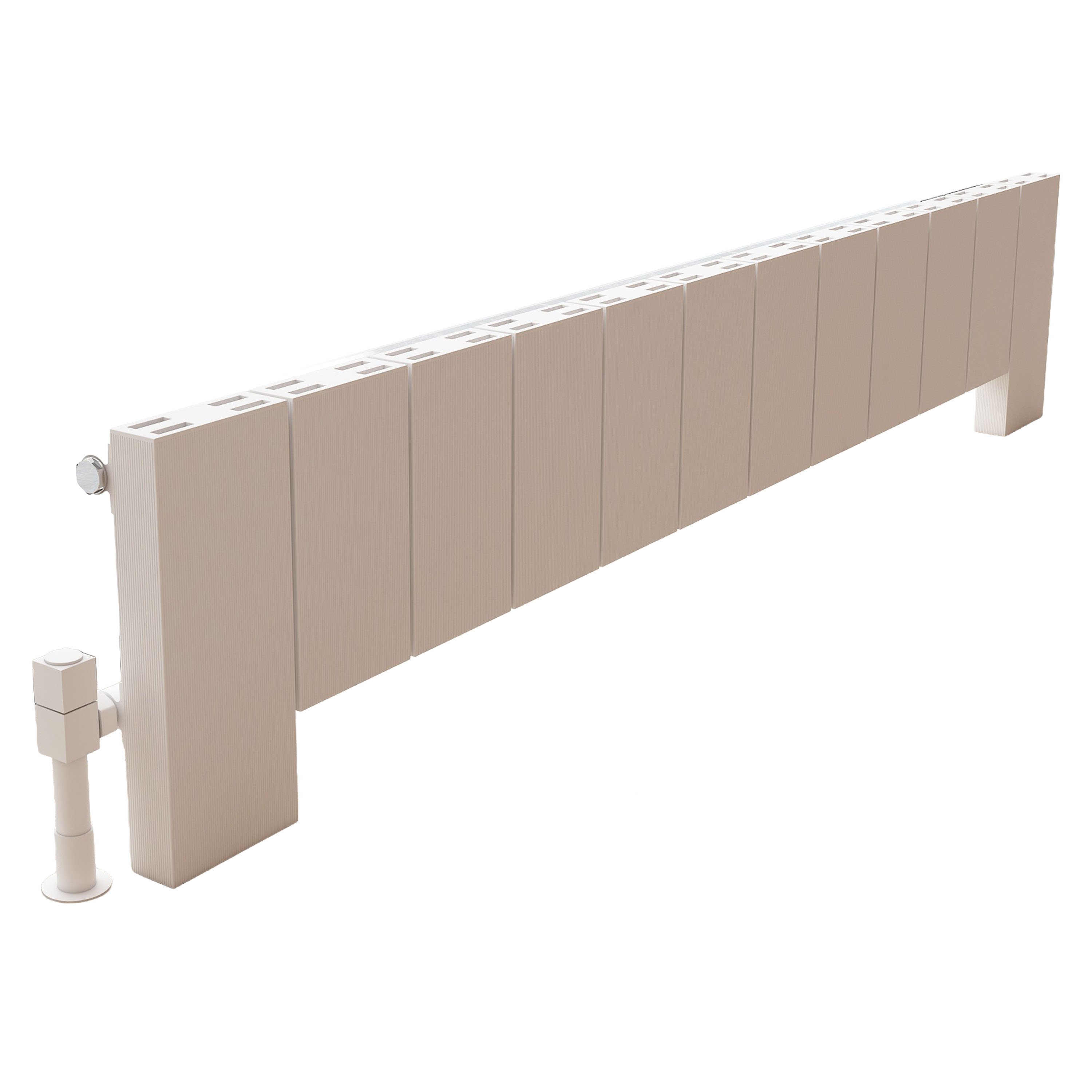 Carisa Elvino Floorstanding Panel Designer Aluminium Radiator