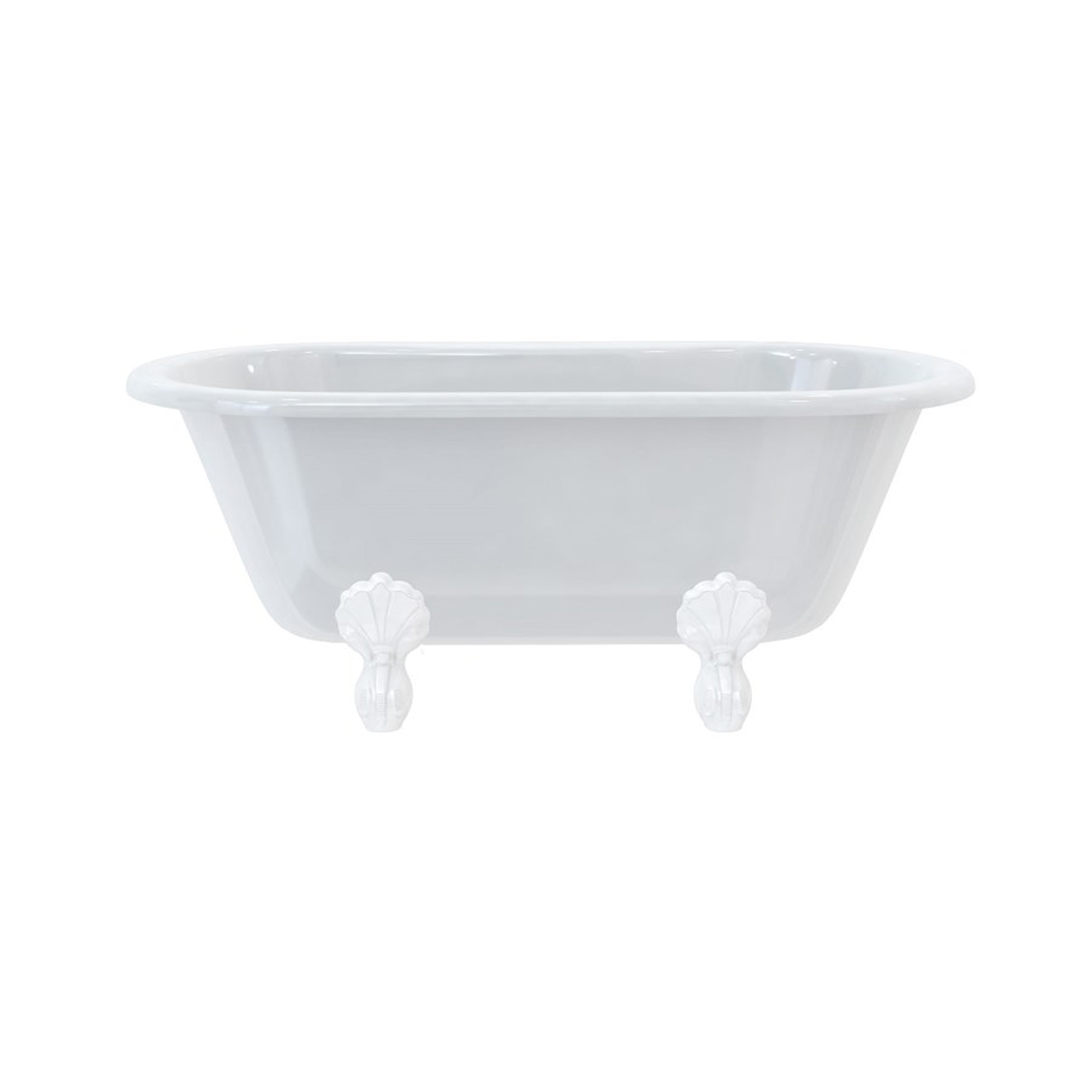 Burlington Windsor Roll Top Bath with Luxury Feet - 1500 x 750mm & 1690 x 745mm