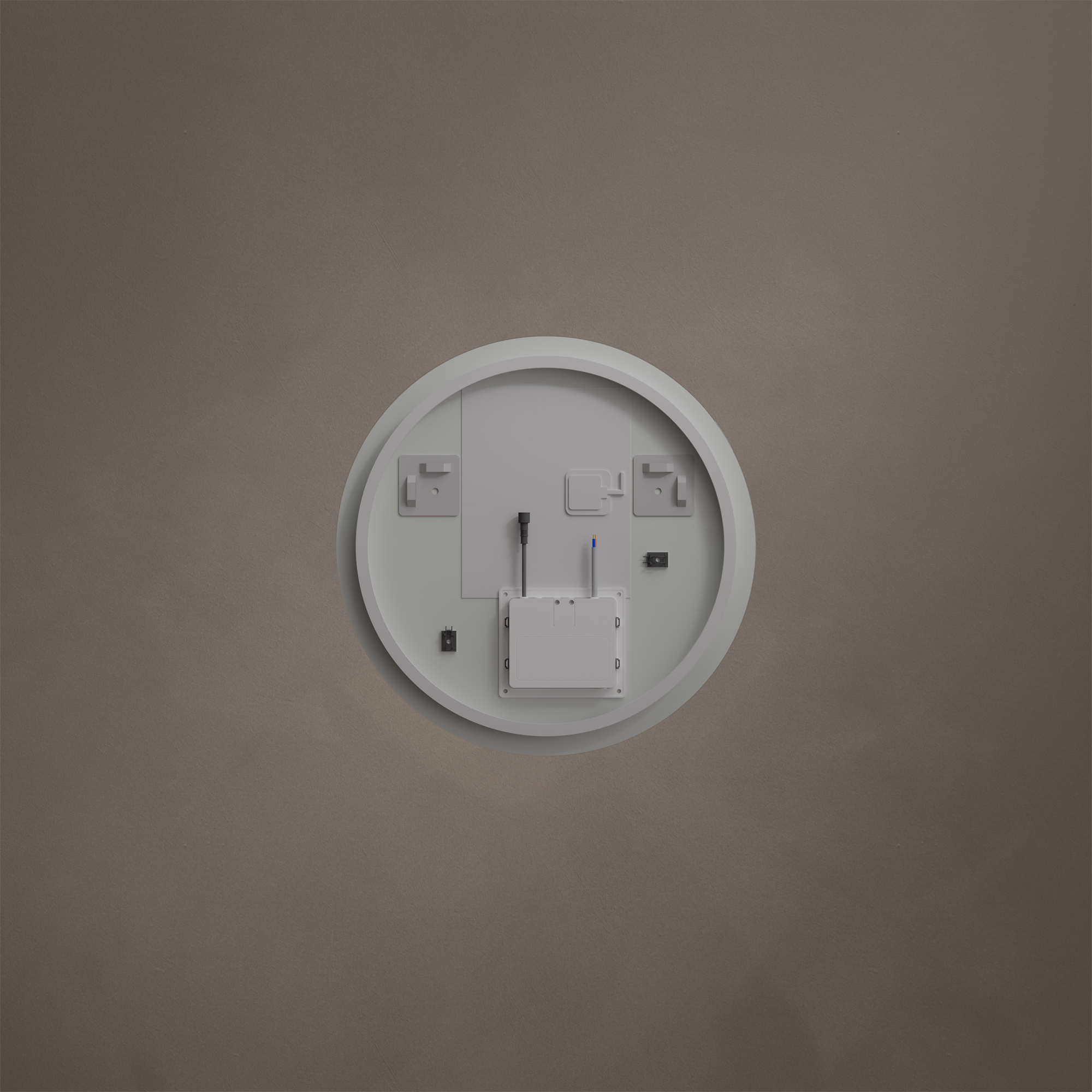 Origins Living Claris Round LED Illuminated Mirror with Demister Pad & Colour Change Lights