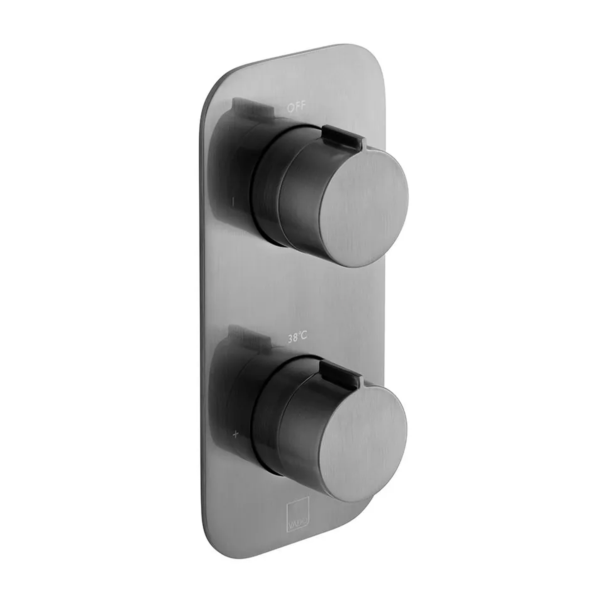 Vado Individual Tablet Altitude Vertical 1 Outlet 2 Handle Thermostatic Concealed Shower Valve