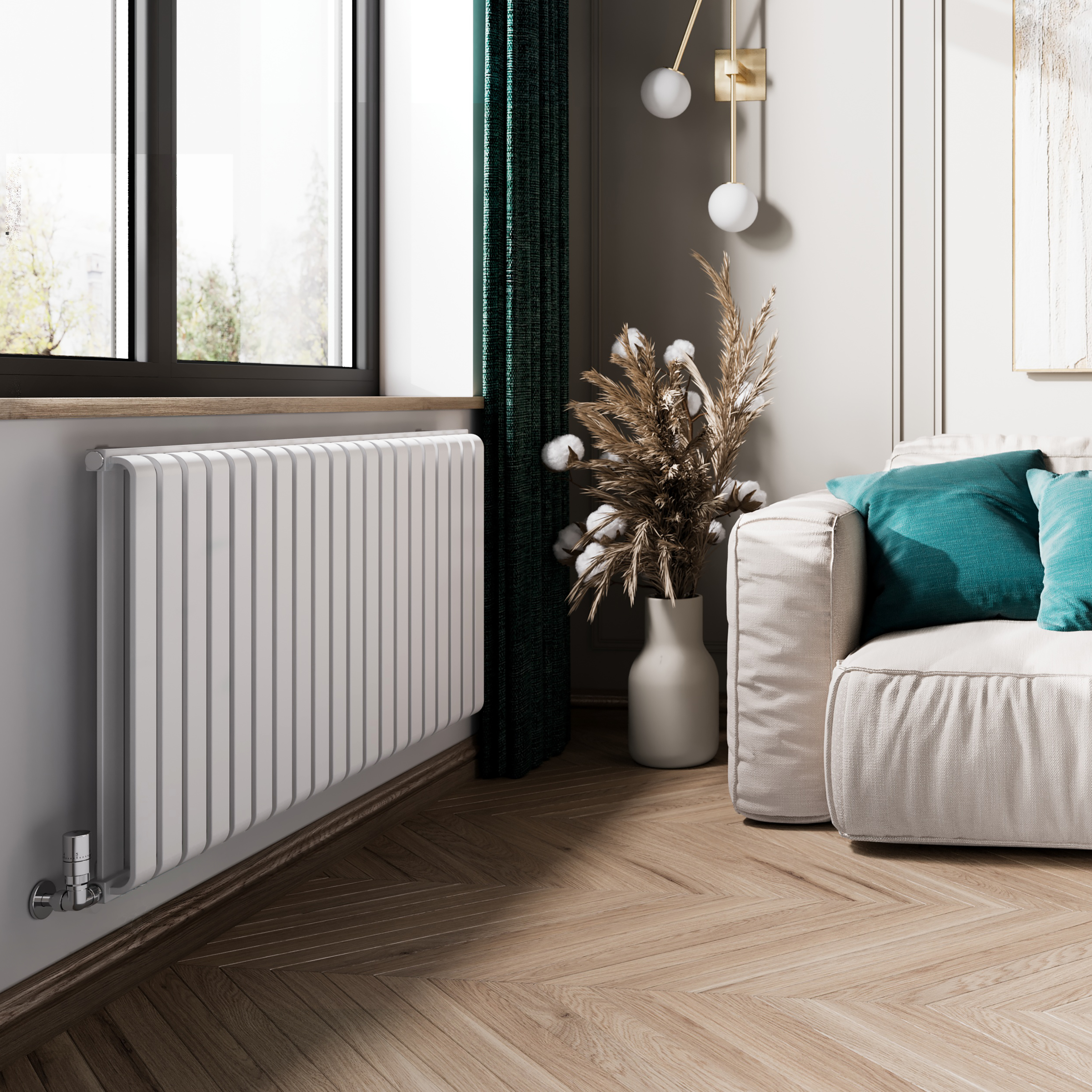 Terma Warp Room Double Panel Horizontal Radiator | Drench