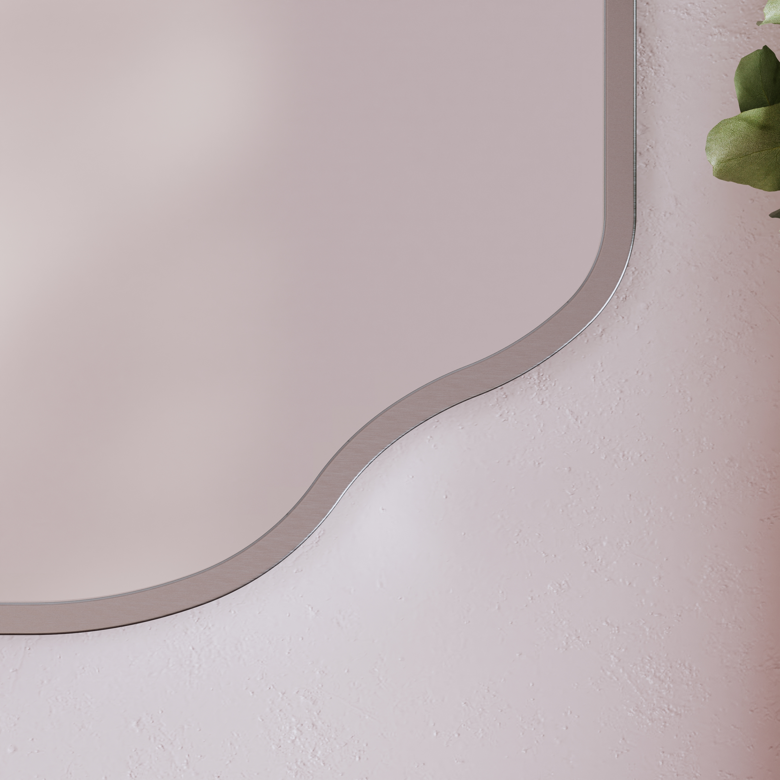 Butler & Rose Primrose Curved Rectangle Framed Mirror - 600 x 750mm