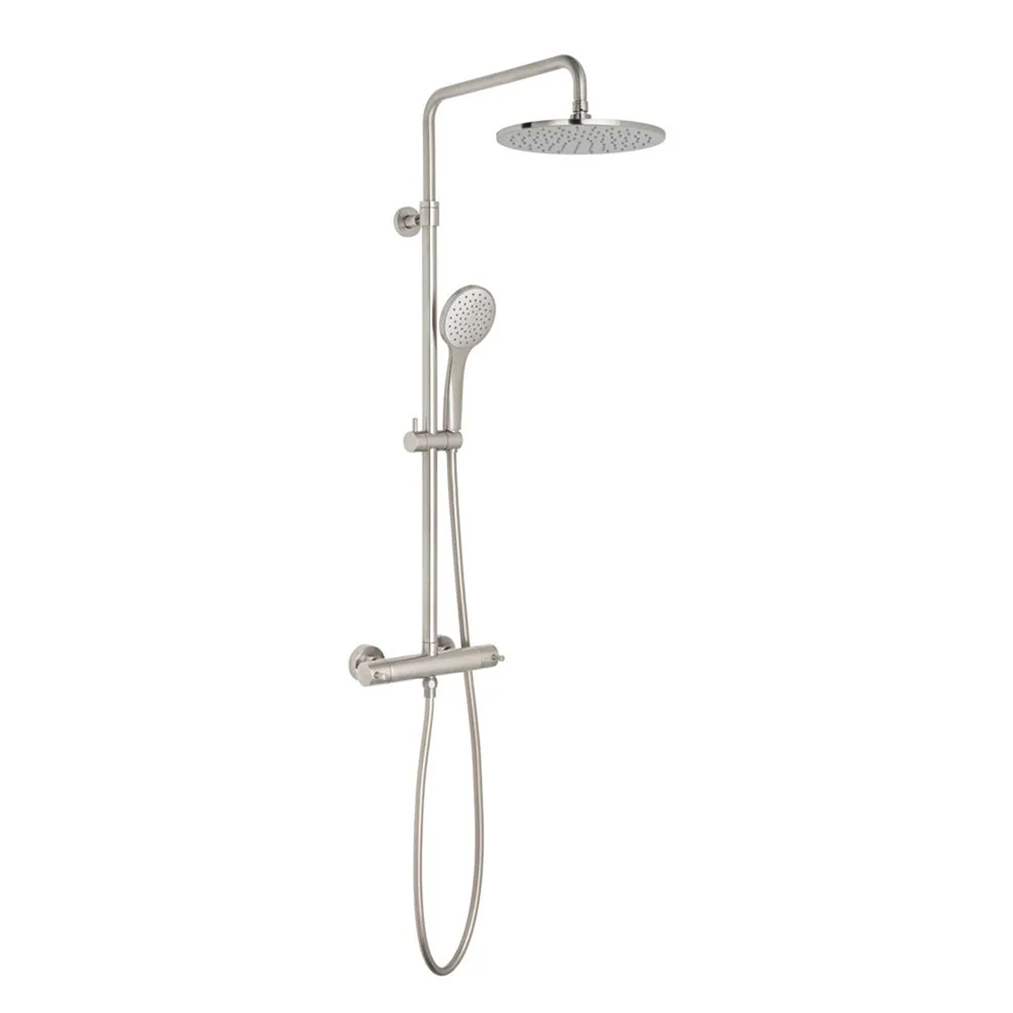 Vado Individual Nebula Exposed Thermostatic Rigid Riser Shower Kit