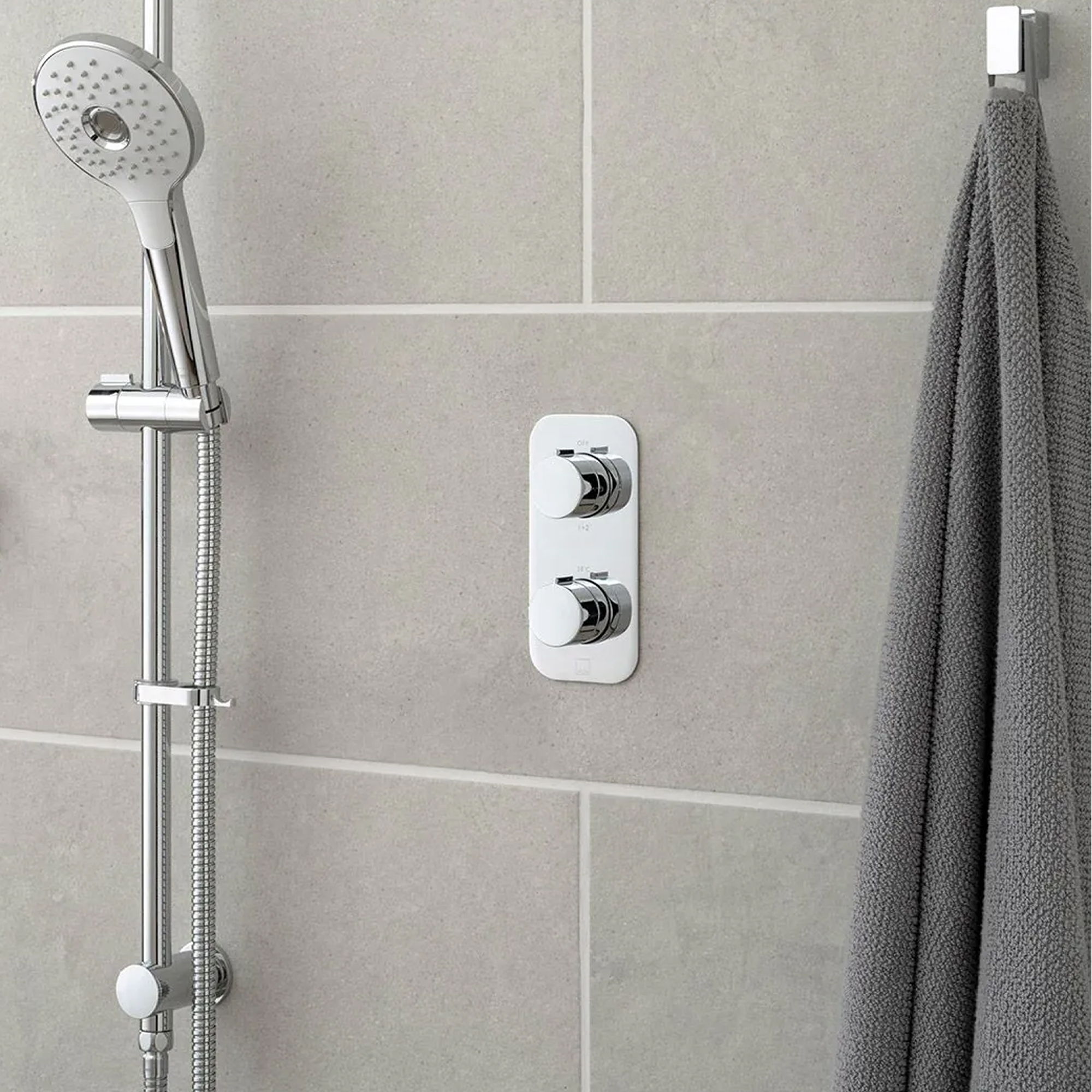 Vado Tablet Altitude Concealed Thermostatic Shower Valve - 2 Outlets