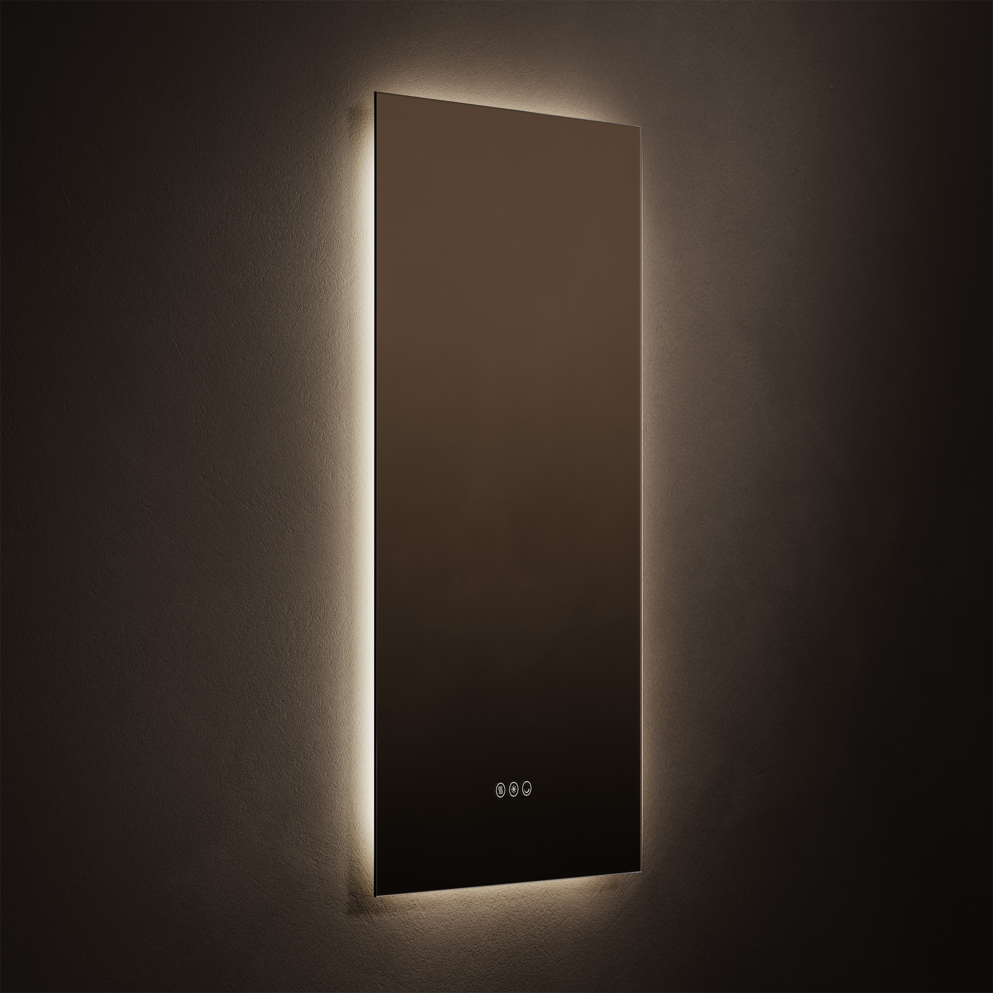 Origins Living Claris Rectangular LED Illuminated Mirror with Demister Pad & Colour Change Lights