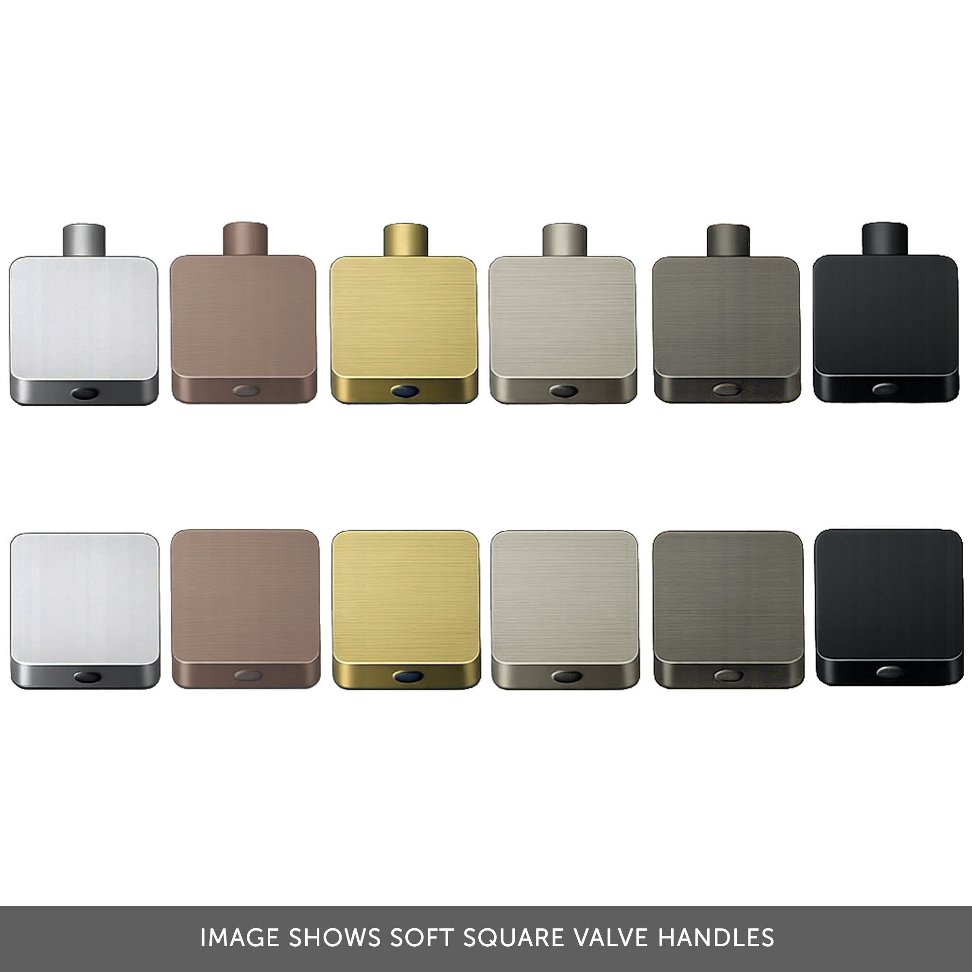 Core Portrait Shower Package with 2 Outlet Valve, Fixed Wall Mounted Square Shower Head & Shower Wall Kit