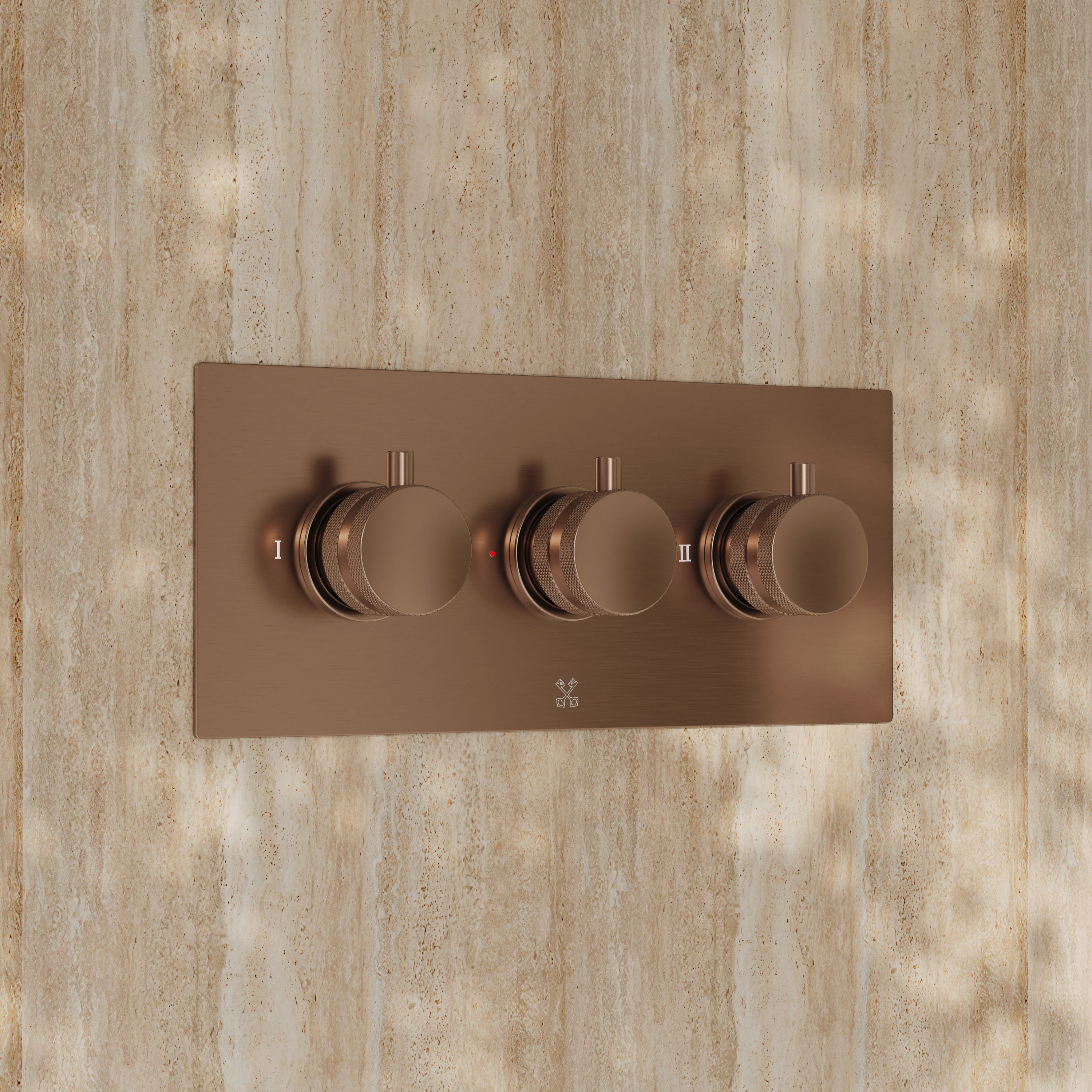 Core 3 Outlet Landscape Thermostatic Concealed Shower Valve