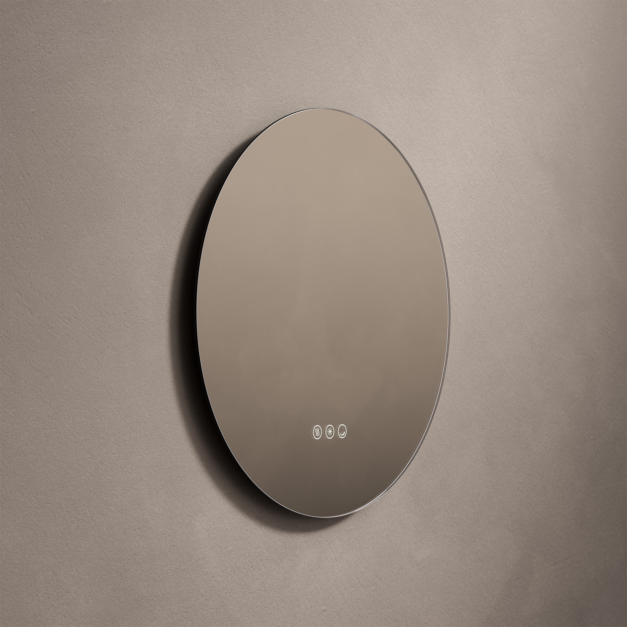 Origins Living Claris Round LED Illuminated Mirror with Demister Pad & Colour Change Lights