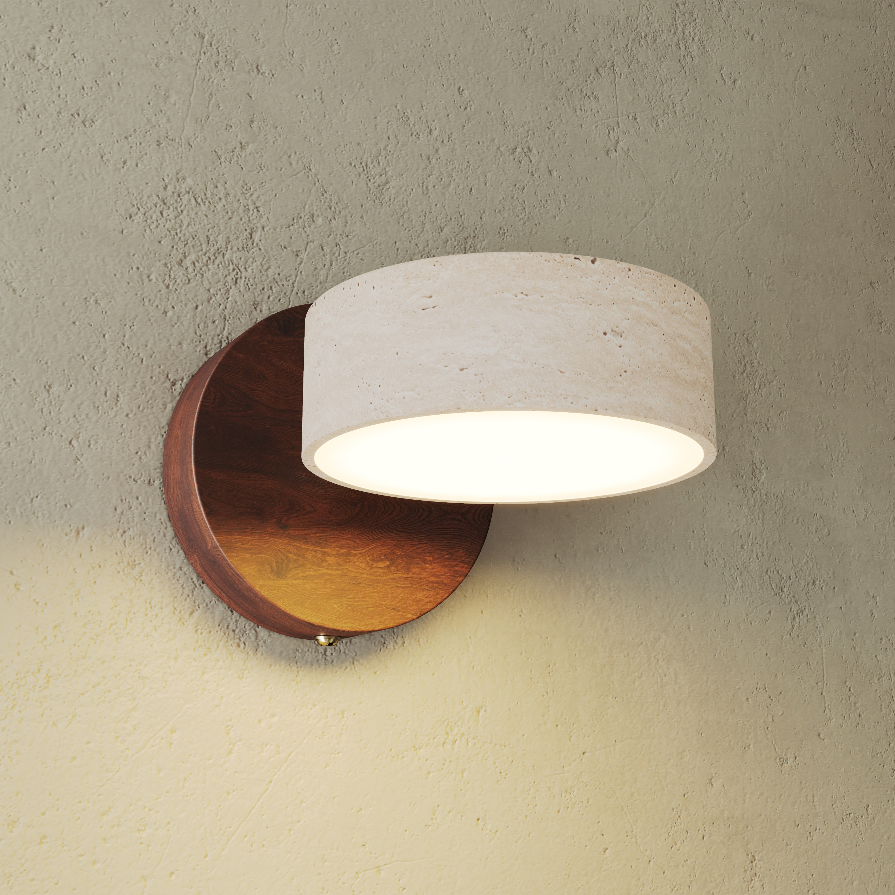Drench Single Stone Spot Wall Light