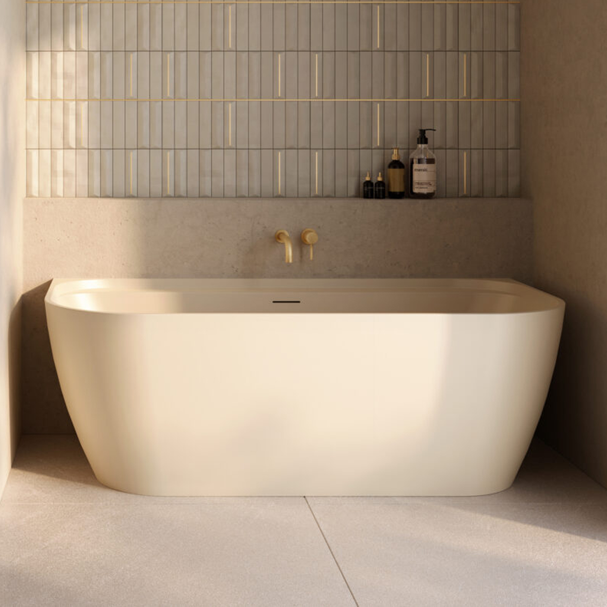 Dune Back To Wall Acrylic Bath - 1700 x 800mm