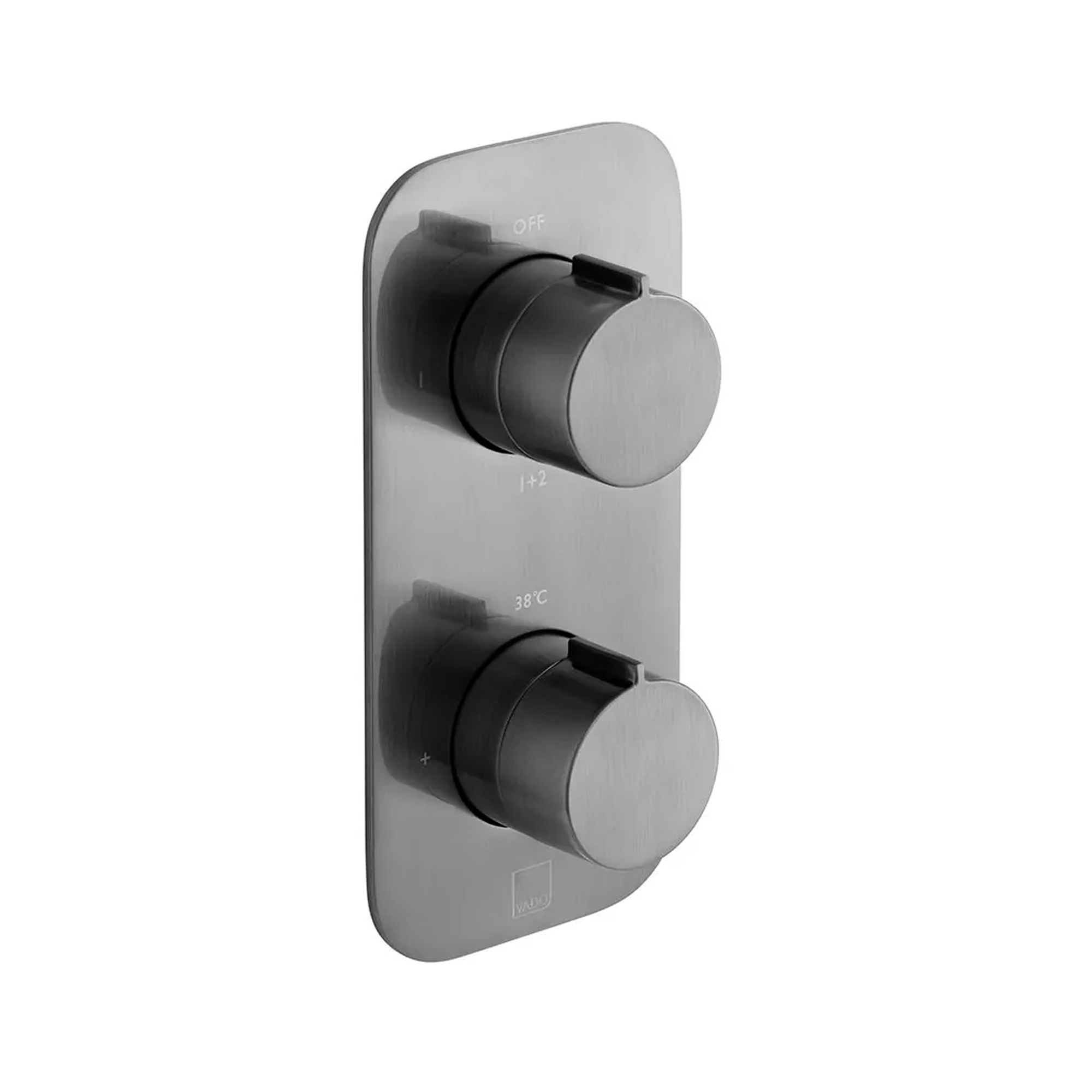 Vado Individual Tablet Altitude 2 Outlet Concealed Thermostatic Valve, Fixed Head & Shower Handset Kit
