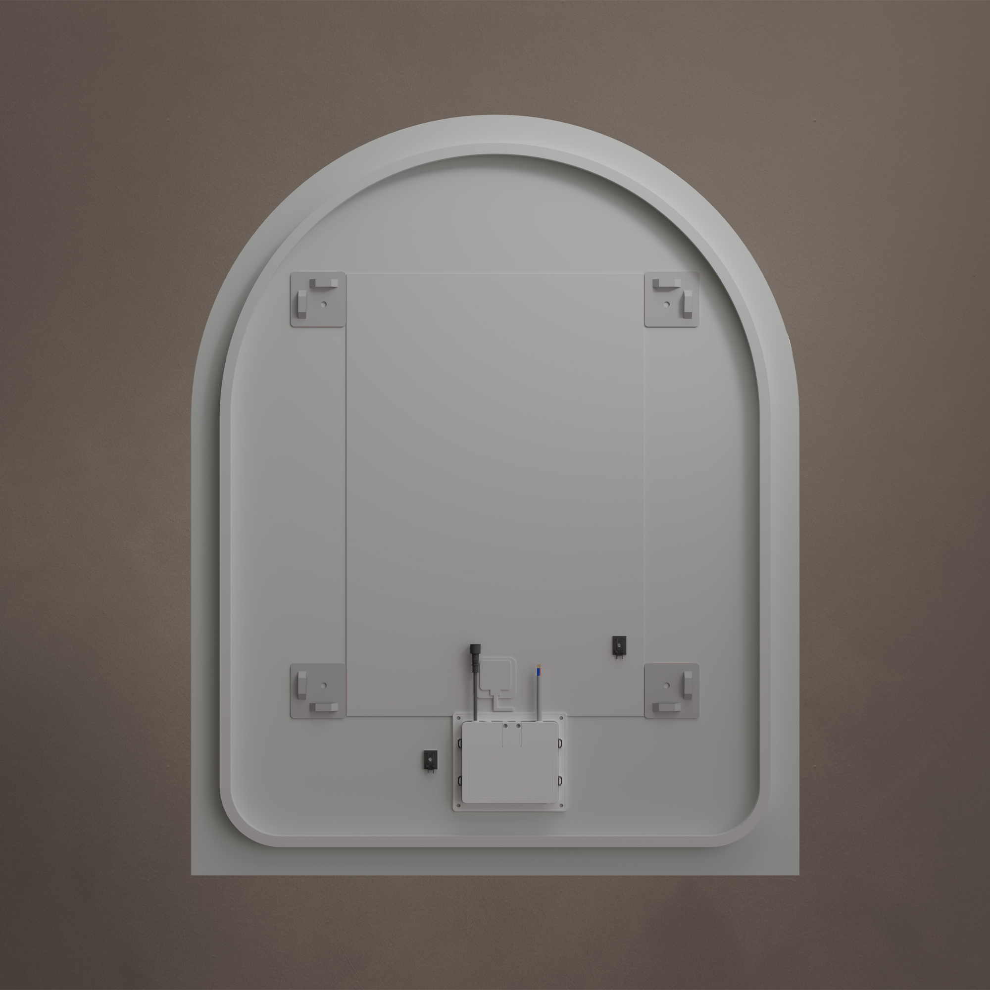 Origins Living Claris Arched LED Illuminated Mirror with Demister Pad & Colour Change Lights