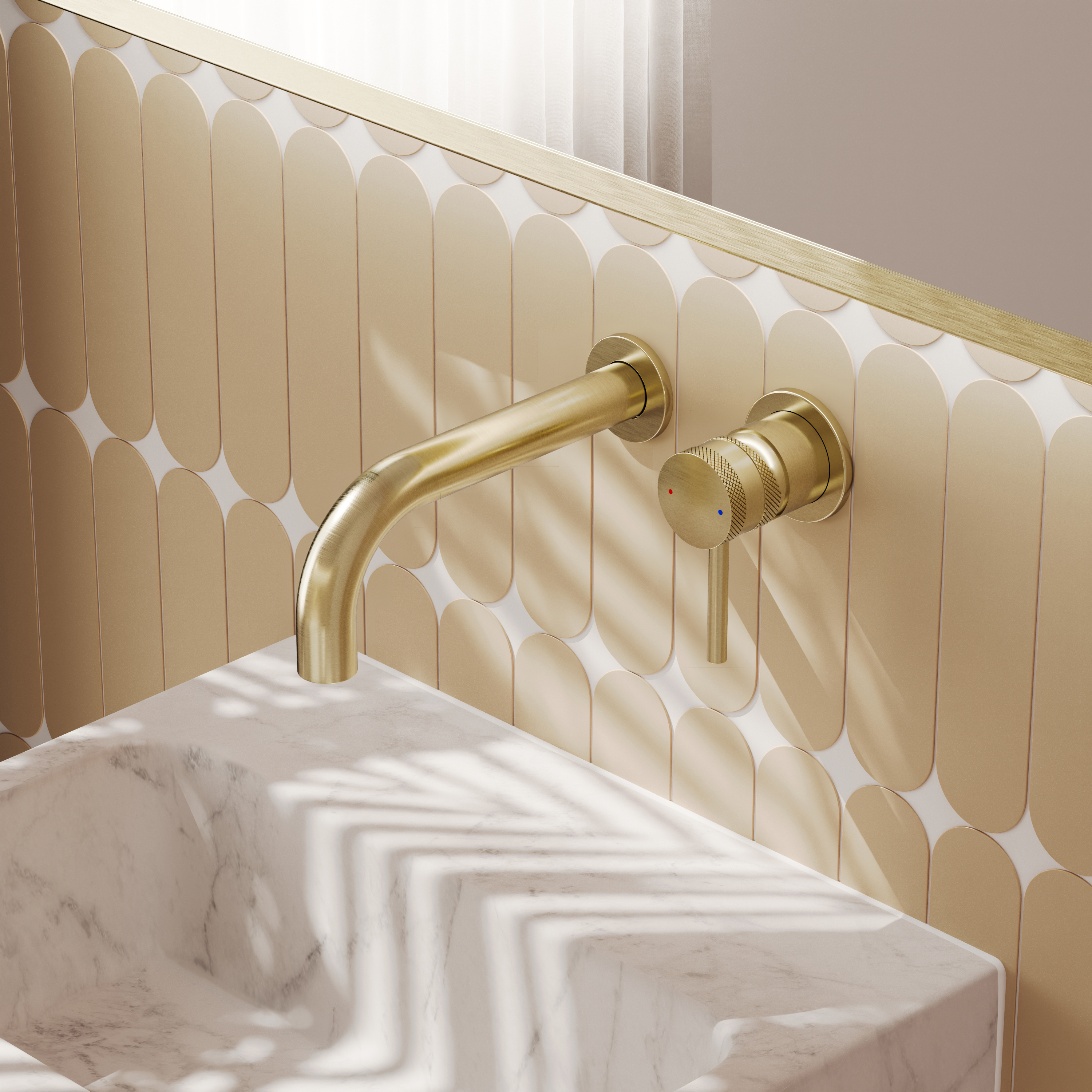 Core Wall Mounted 140mm Cloakroom Basin Tap