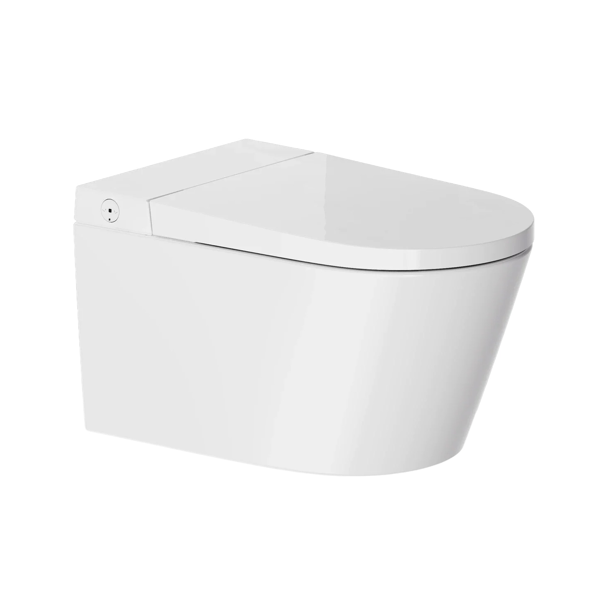 Crosswater Mada Rimless Wall Hung Smart Toilet and Seat with Wash and Dry Function