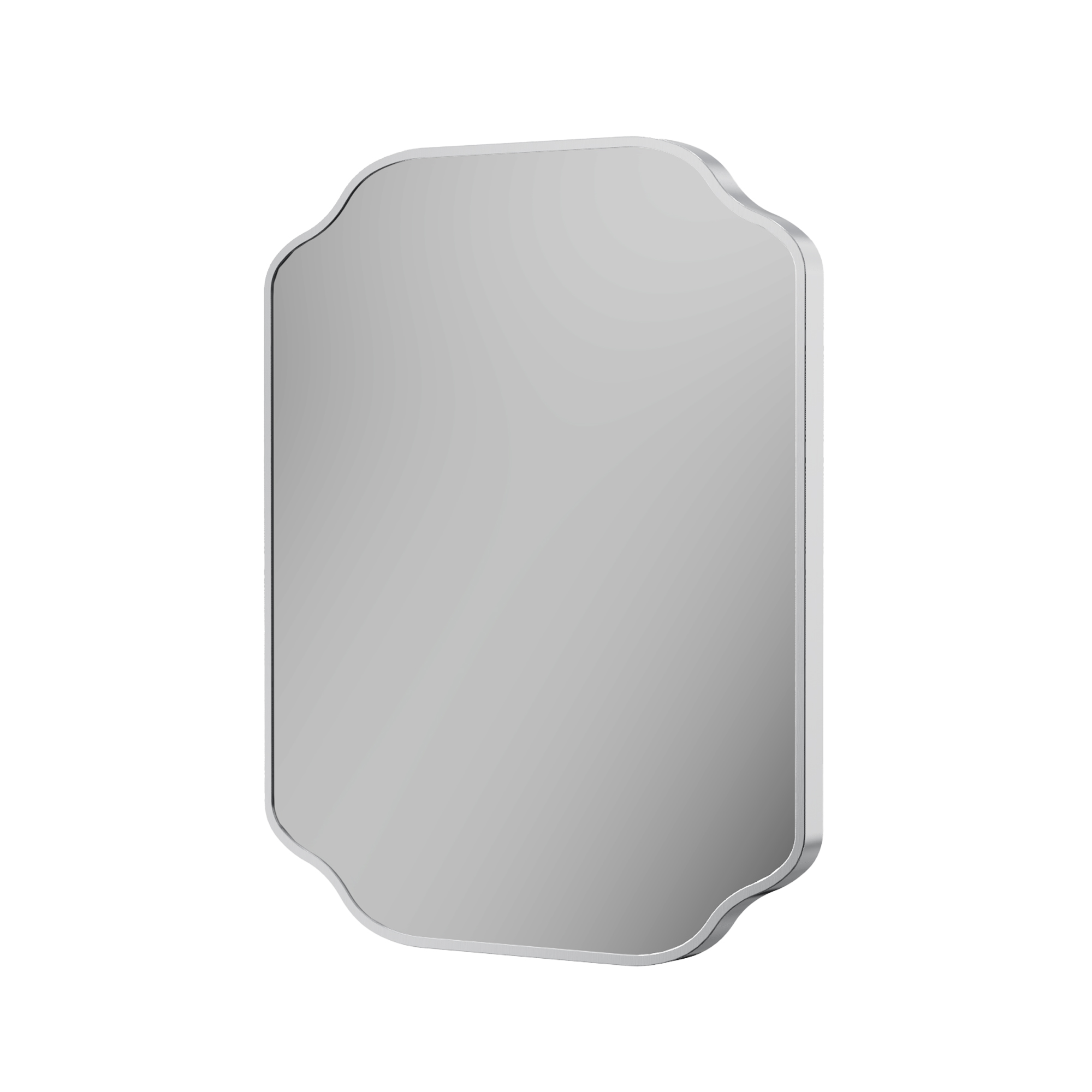 Butler & Rose Primrose Curved Rectangle Framed Mirror - 600 x 750mm