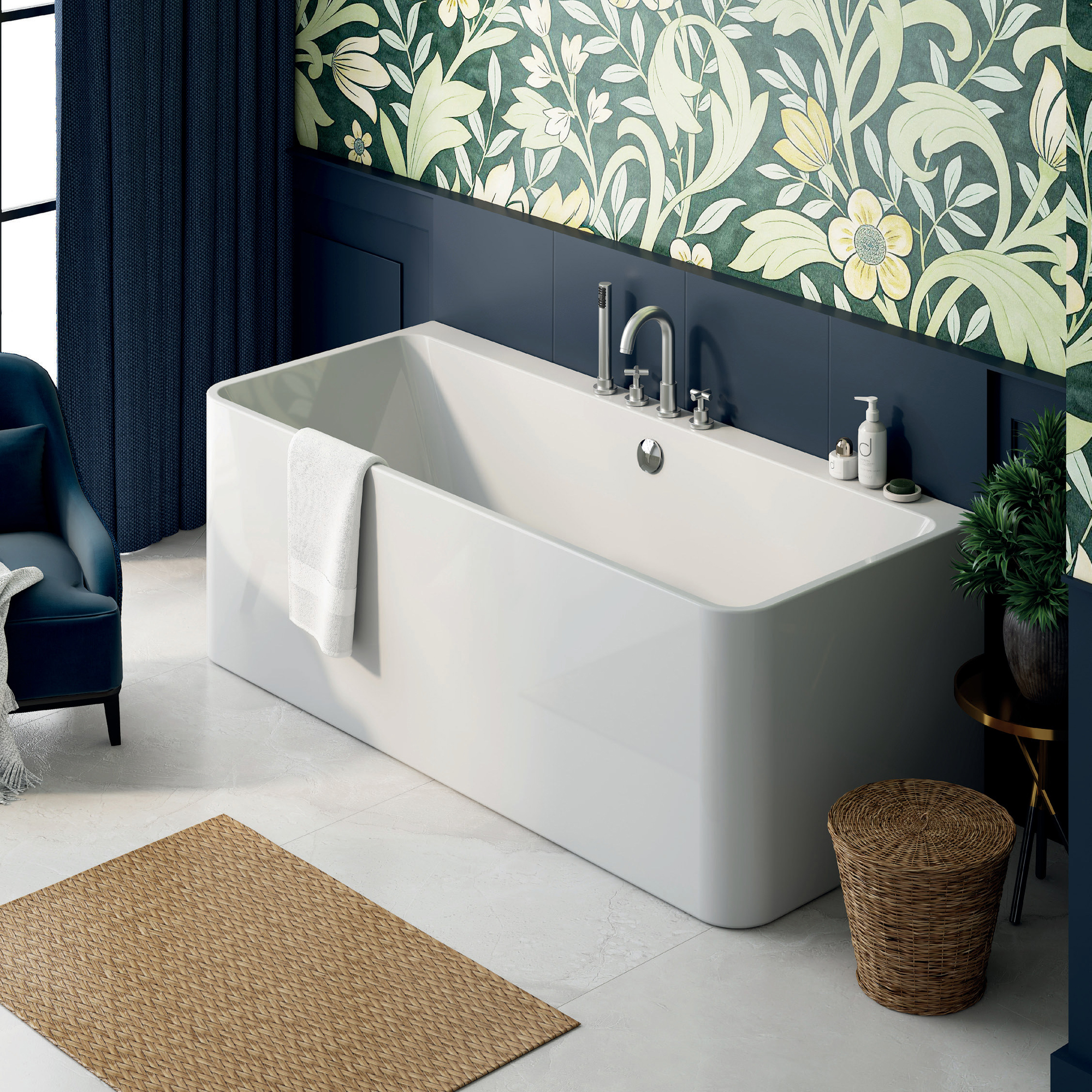 Vincent Alexander Stratford Freestanding Bath - 1720 x 740mm