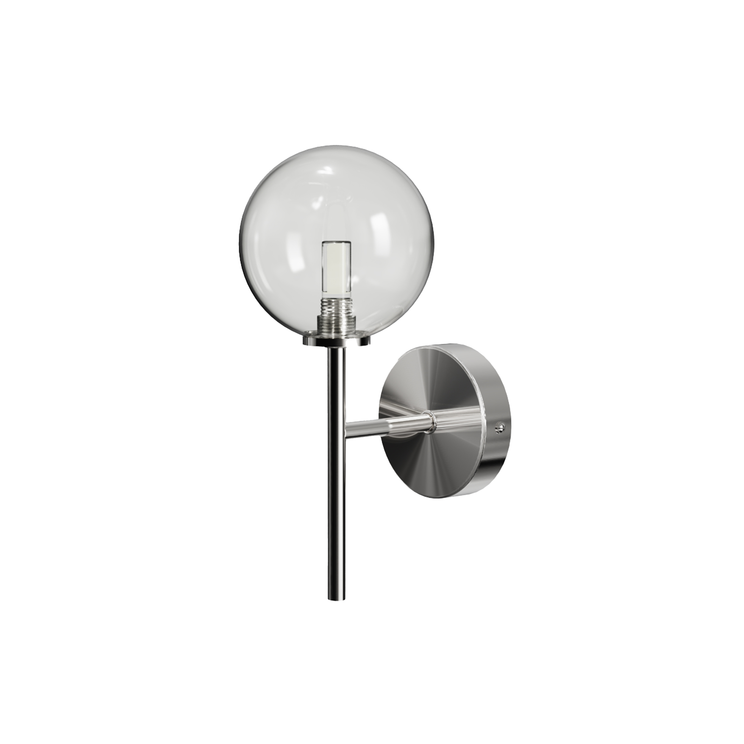 Harbour Glass Globe Wall Light