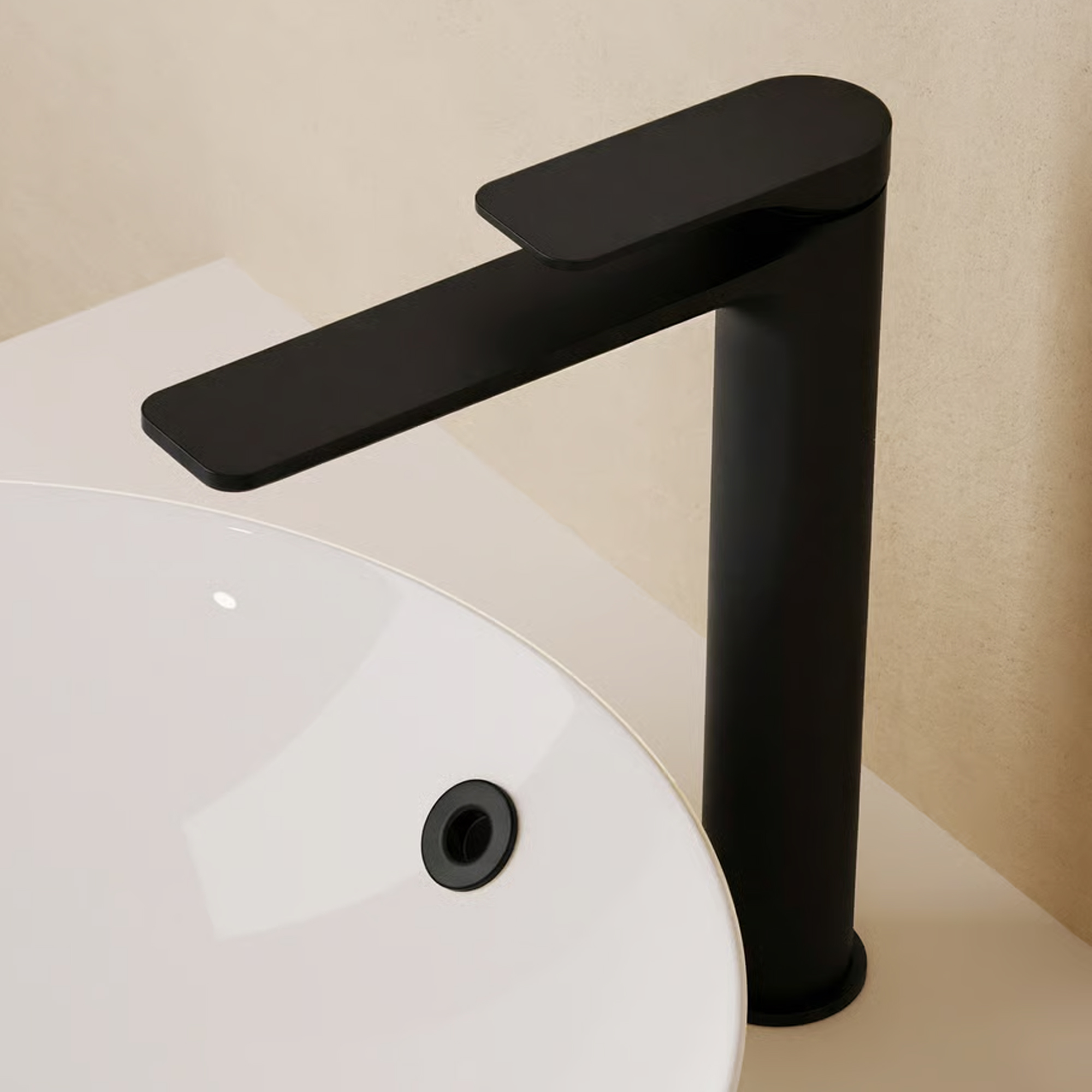 Crosswater Fuse Tall Mono Basin Mixer Tap with Click Clack Waste