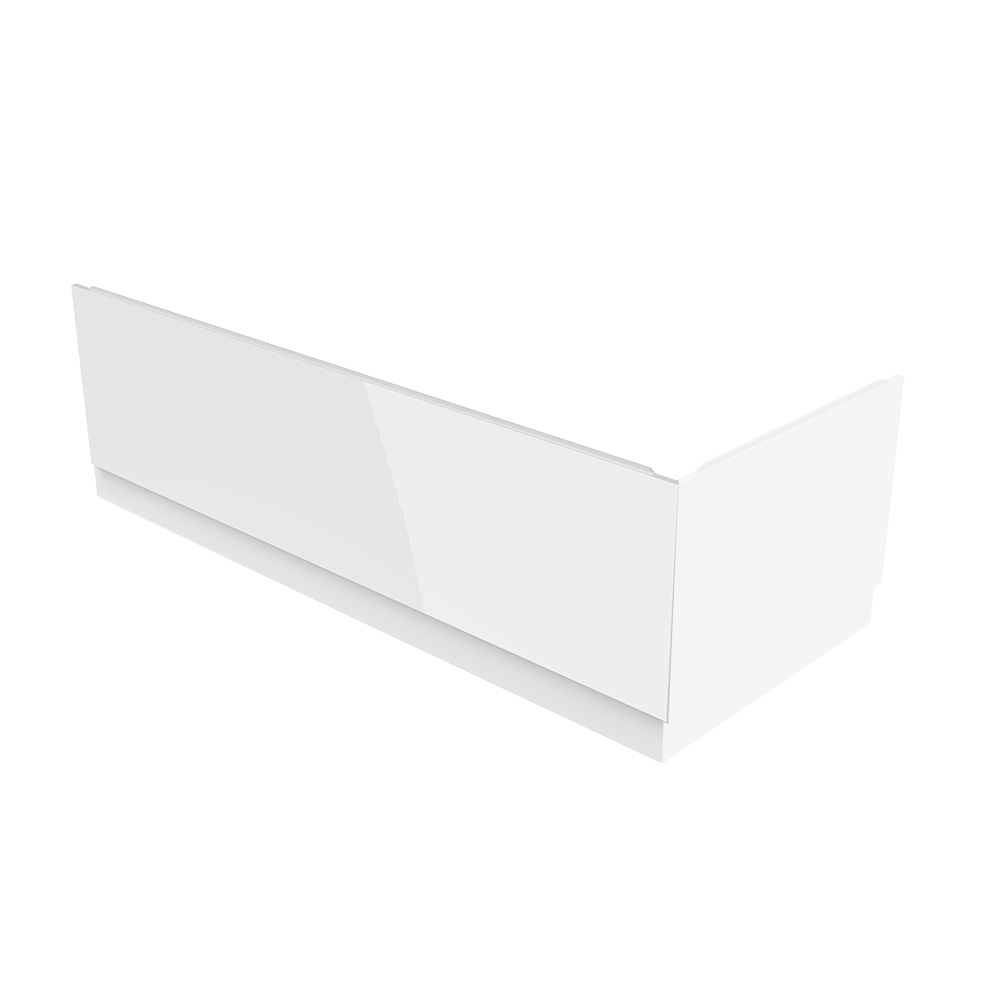 Saneux Bath Panel and Plinth in White Gloss