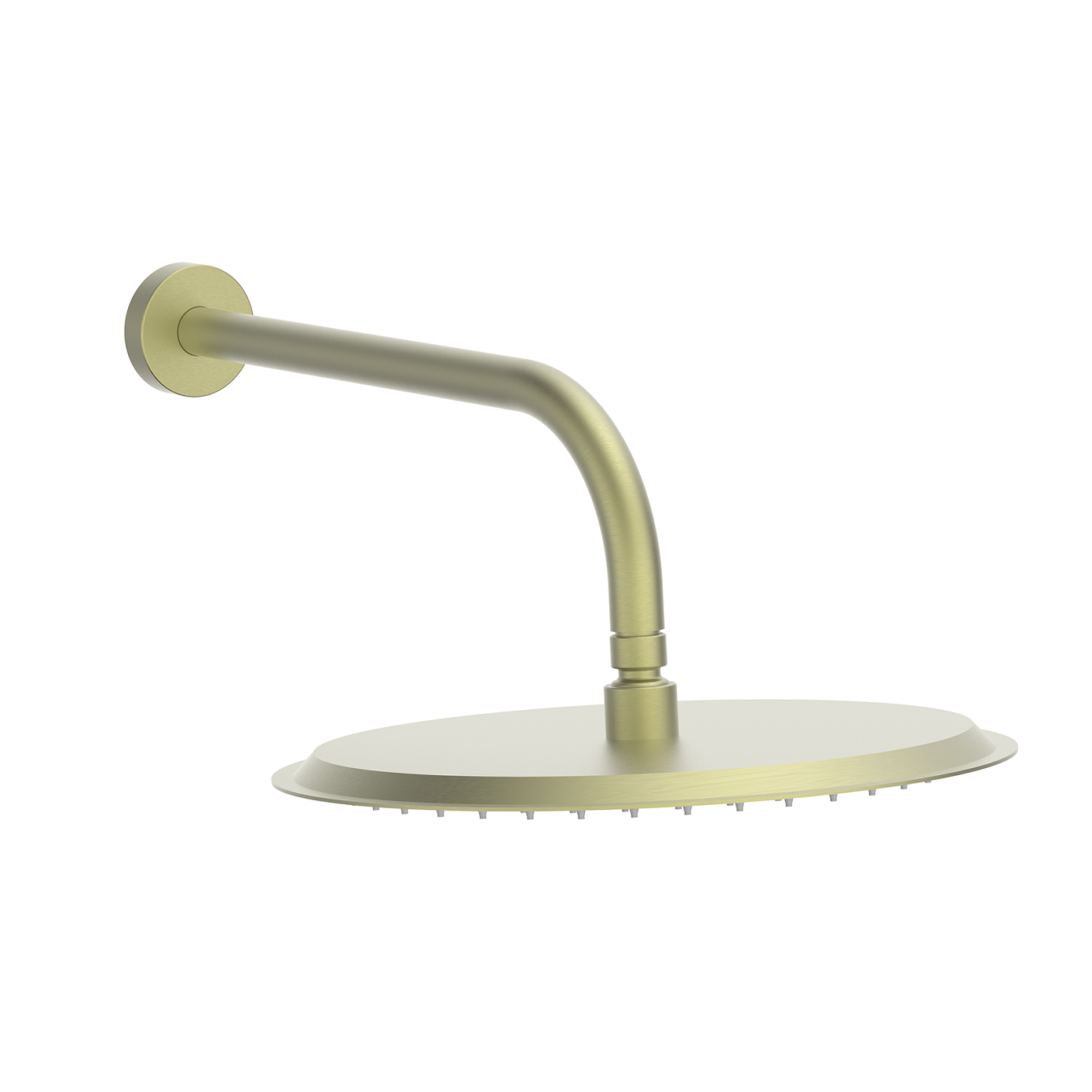 Core Round Shower Head with Wall Mounted Shower Arm