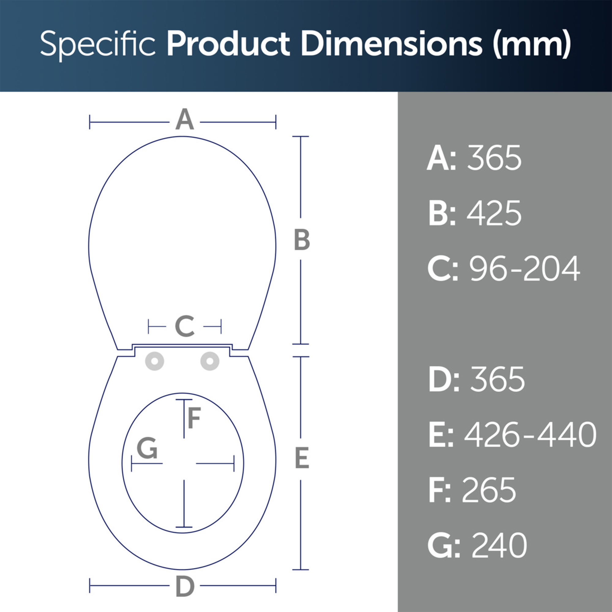 Ideal Standard Universal Wrap Over Soft Close Toilet Seat