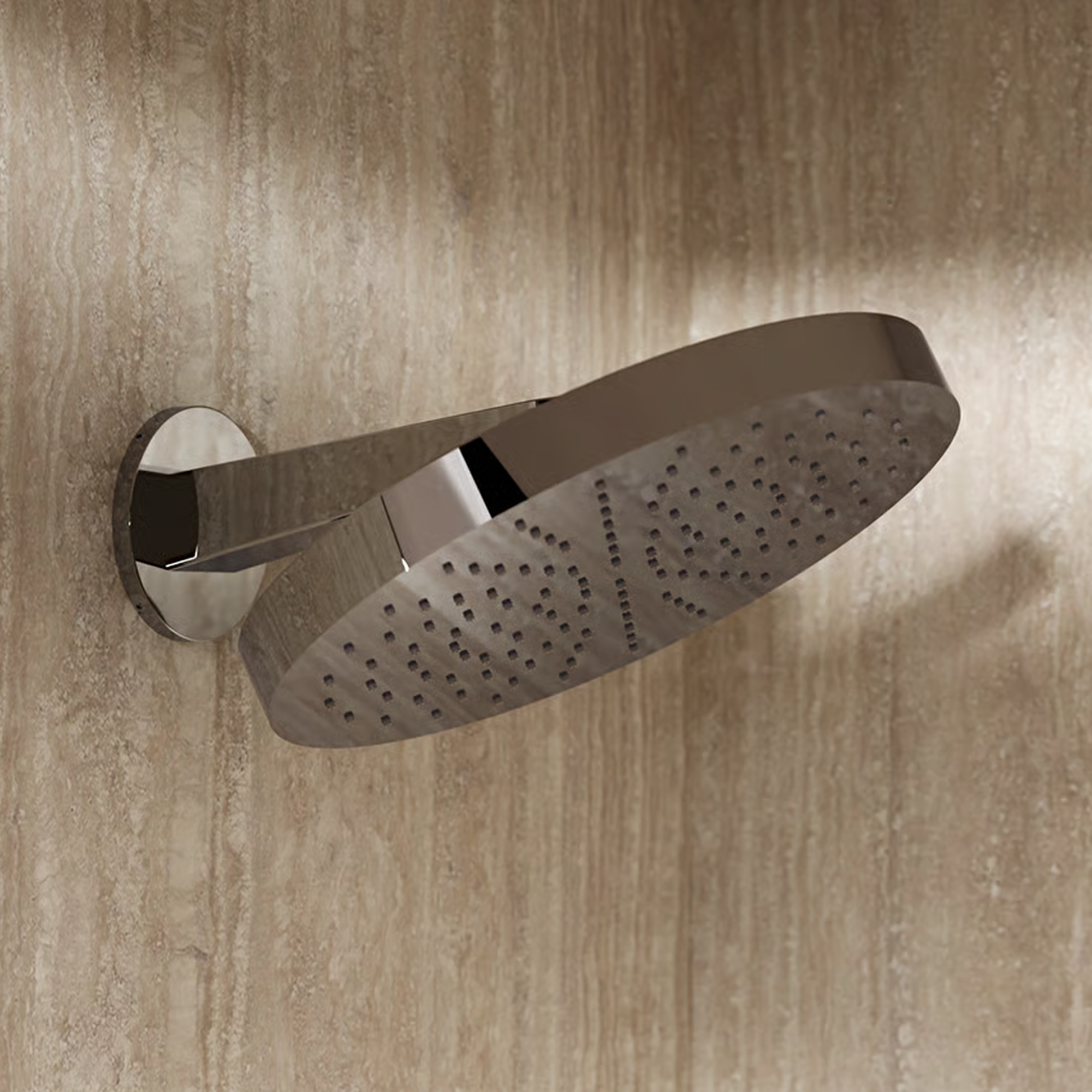 Crosswater Revive Stainless Steel Round Shower Head Wall Mounted