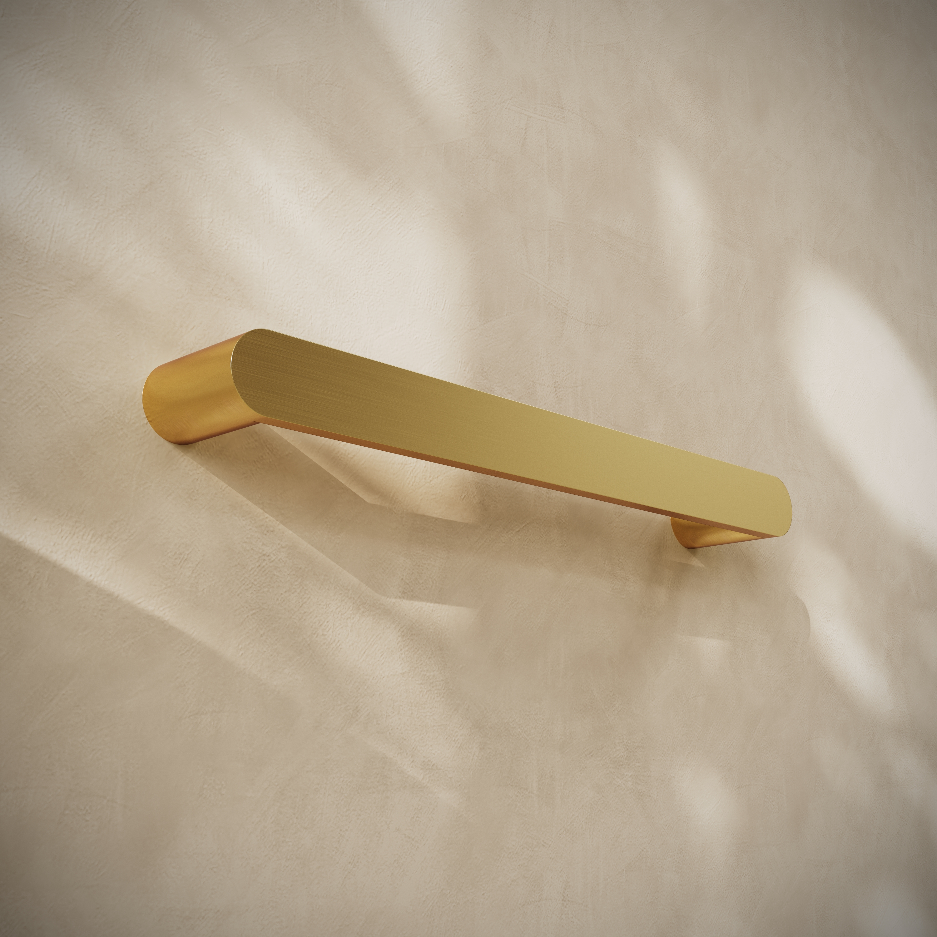 Toasty Duna Brushed Brass Electric Heated Towel Rail
