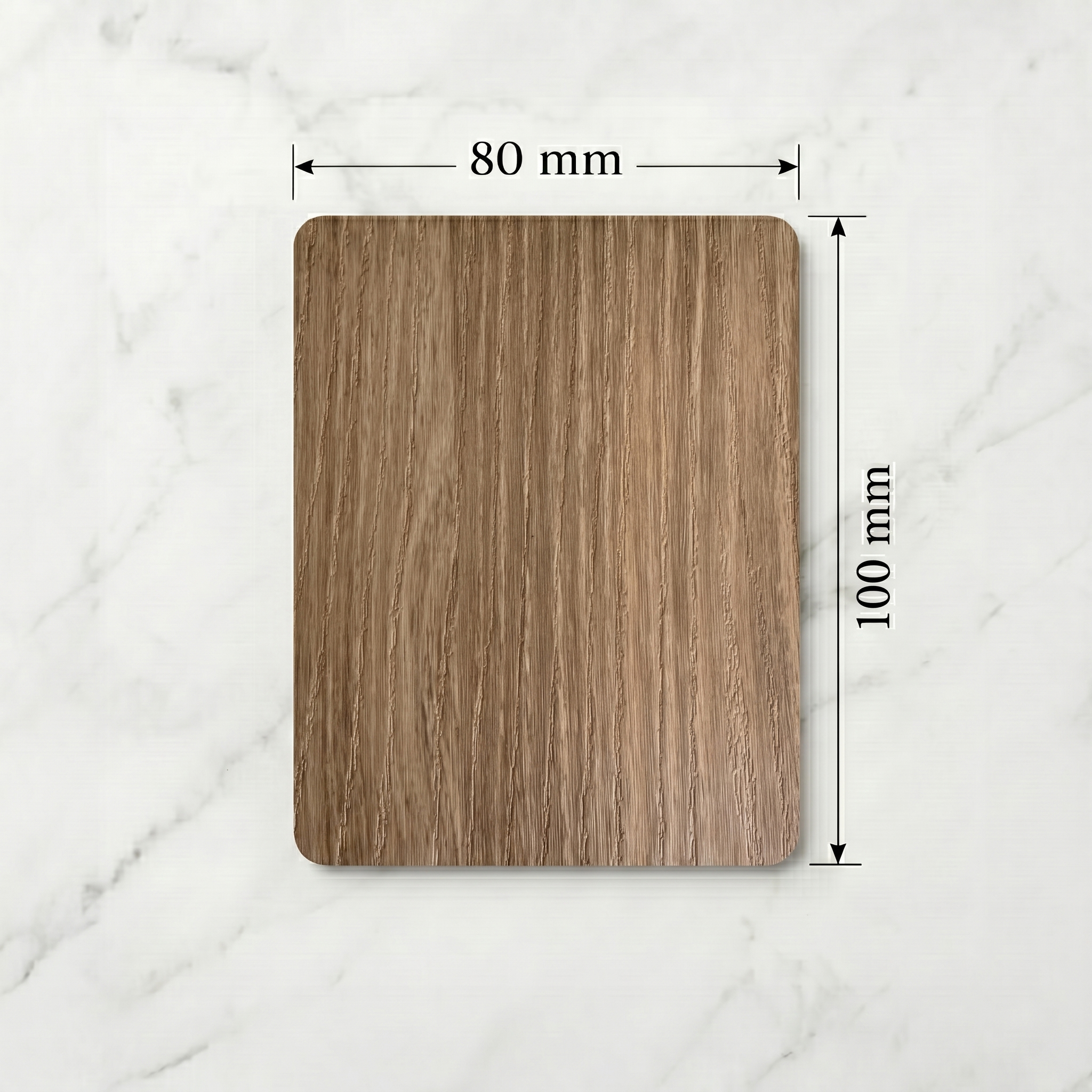 Drench Groove Fluted Furniture Sample - Country Oak