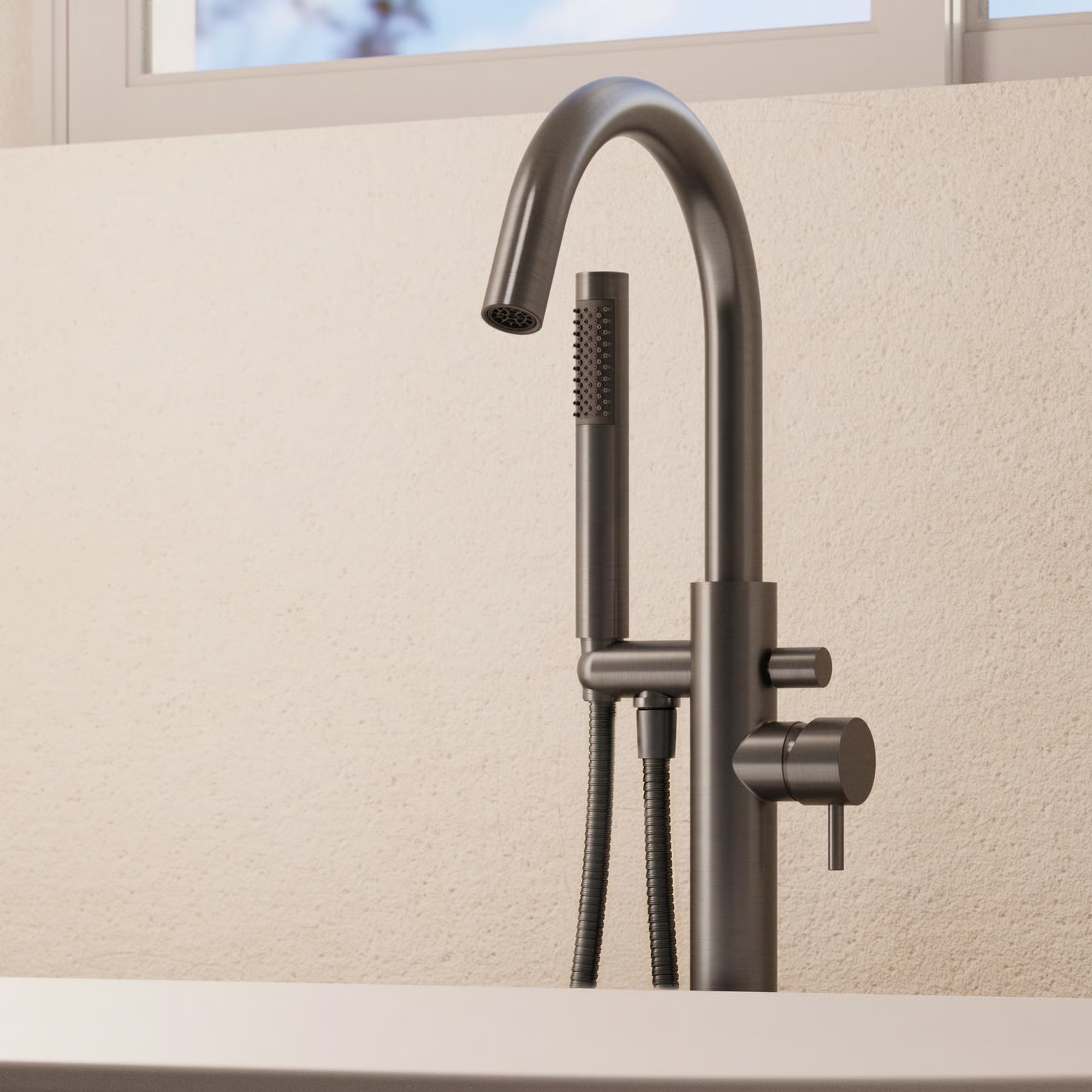 Crosswater MPRO Floorstanding Bath and Shower Mixer Tap