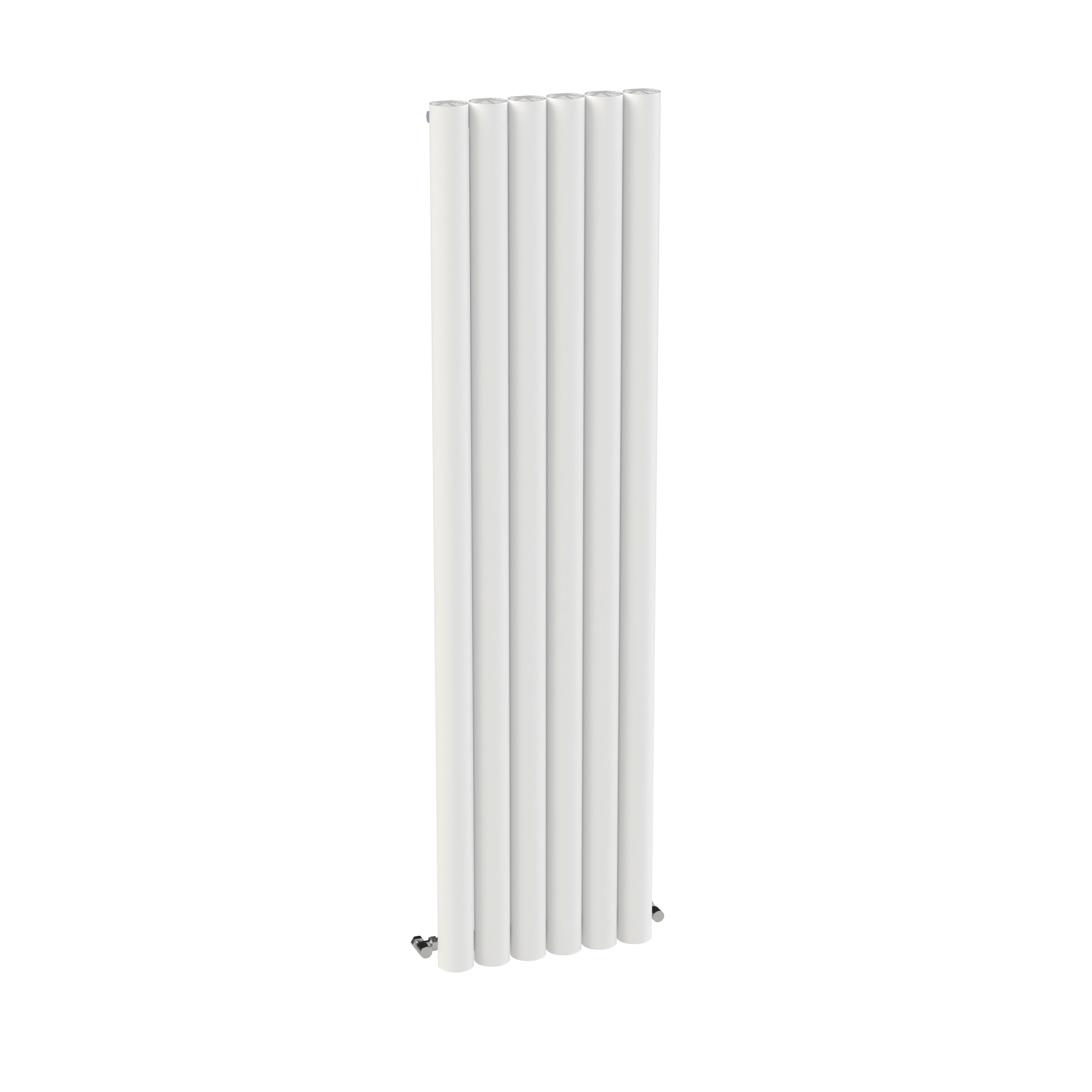 Carisa Otto Oval Single Panel Vertical Aluminium Radiator
