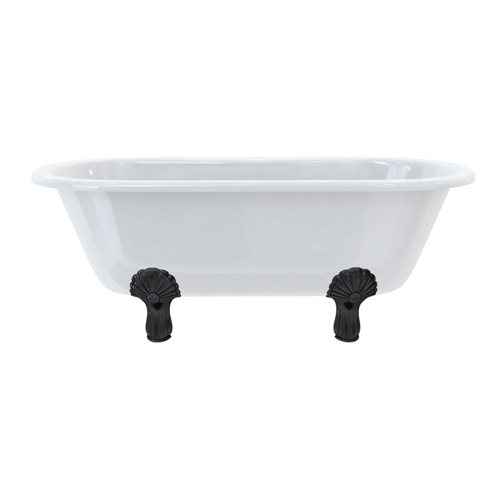 Burlington Windsor Roll Top Bath with Luxury Feet - 1500 x 750mm & 1690 x 745mm