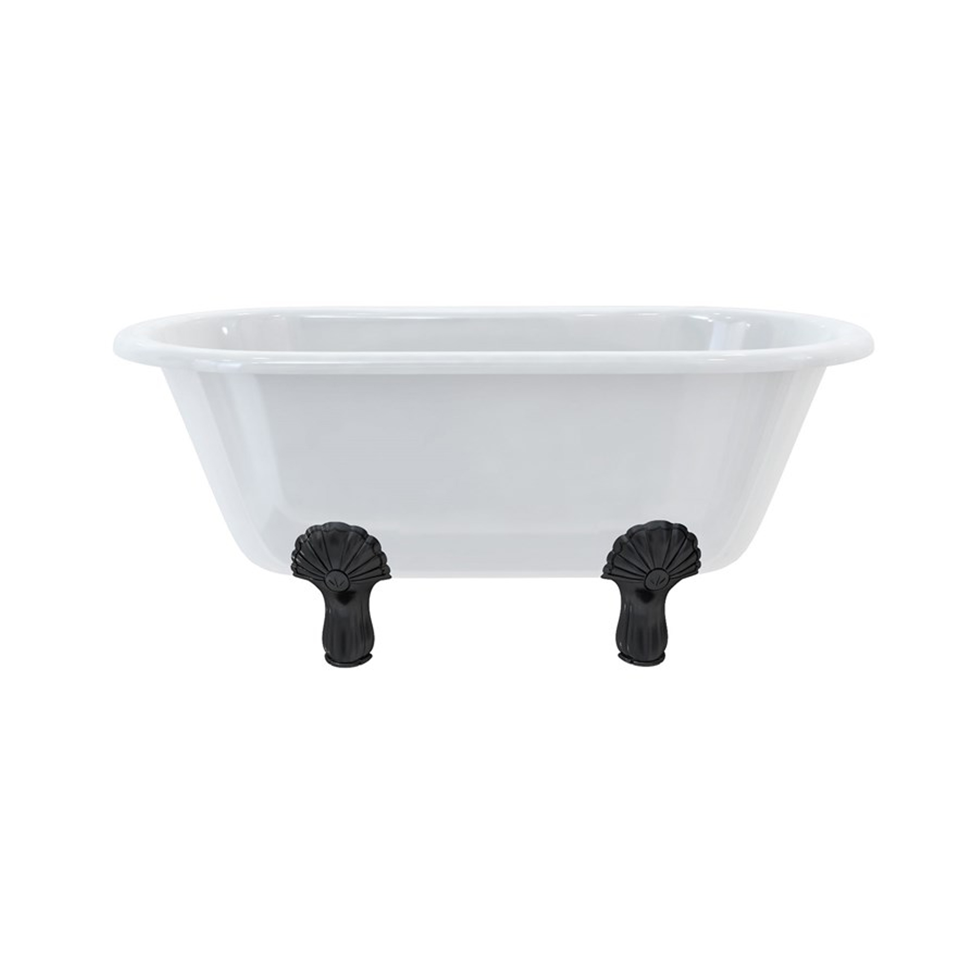 Burlington Windsor Roll Top Bath with Luxury Feet - 1500 x 750mm & 1690 x 745mm