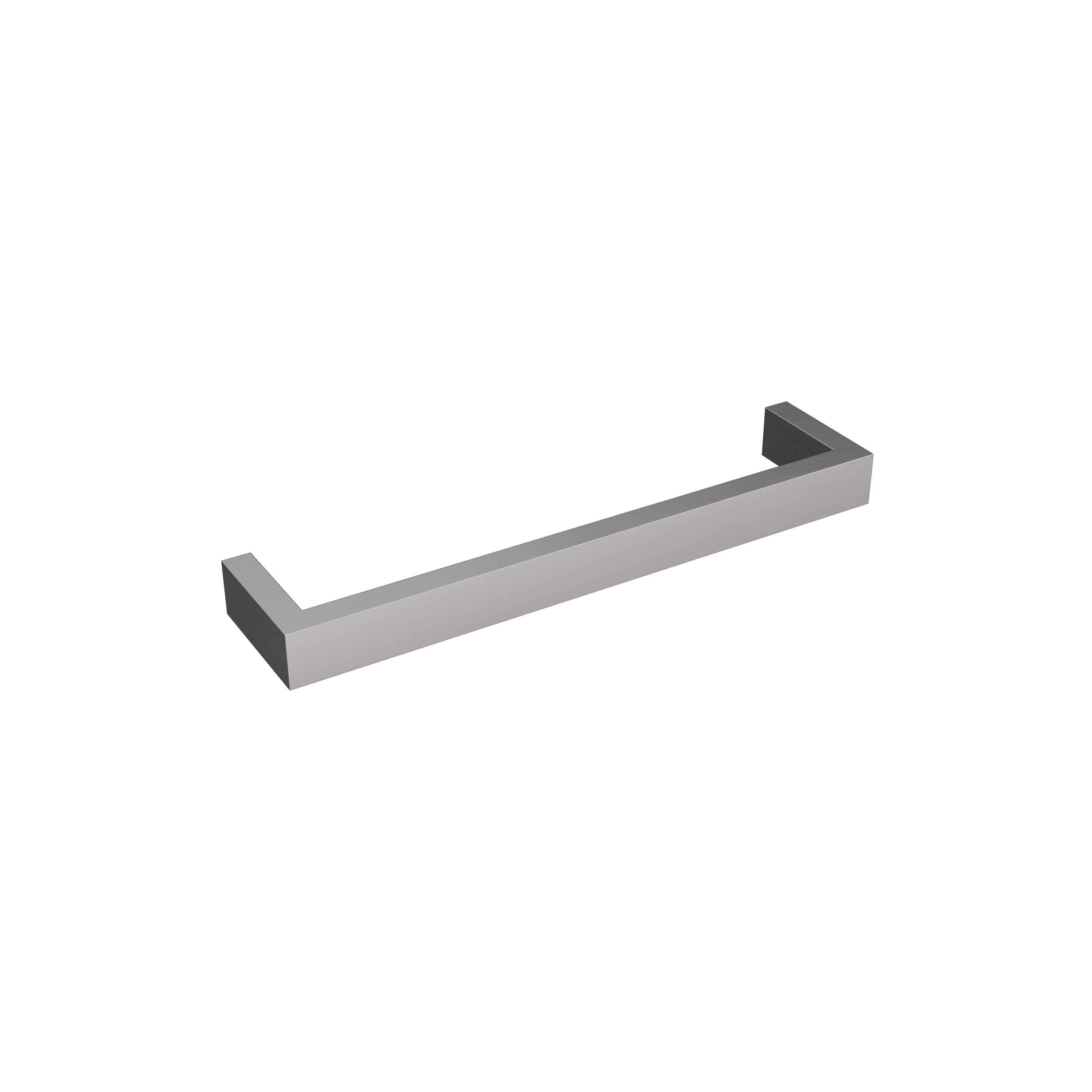 Toasty Flare Brushed Stainless Steel Electric Heated Towel Rail