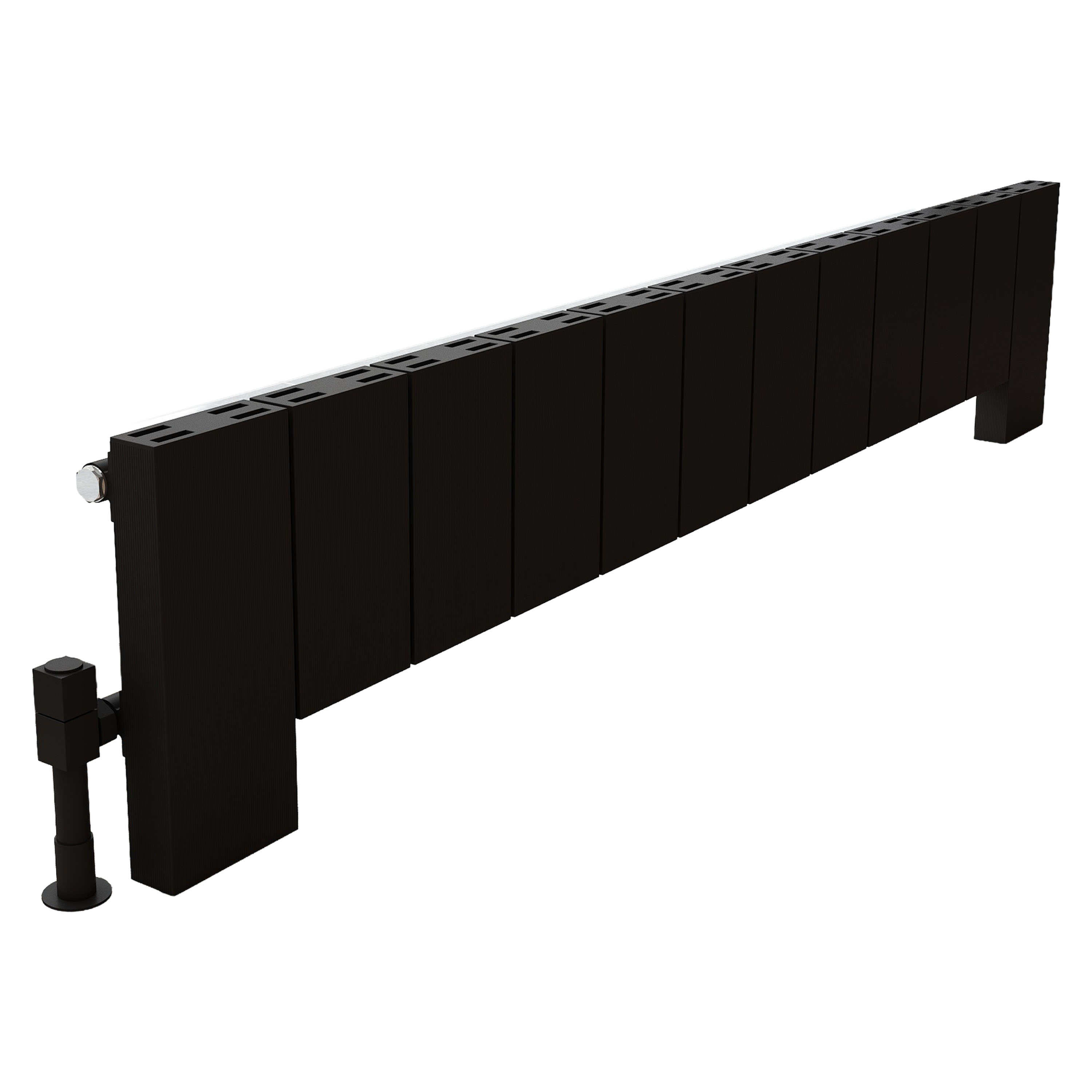 Carisa Elvino Floorstanding Panel Designer Aluminium Radiator