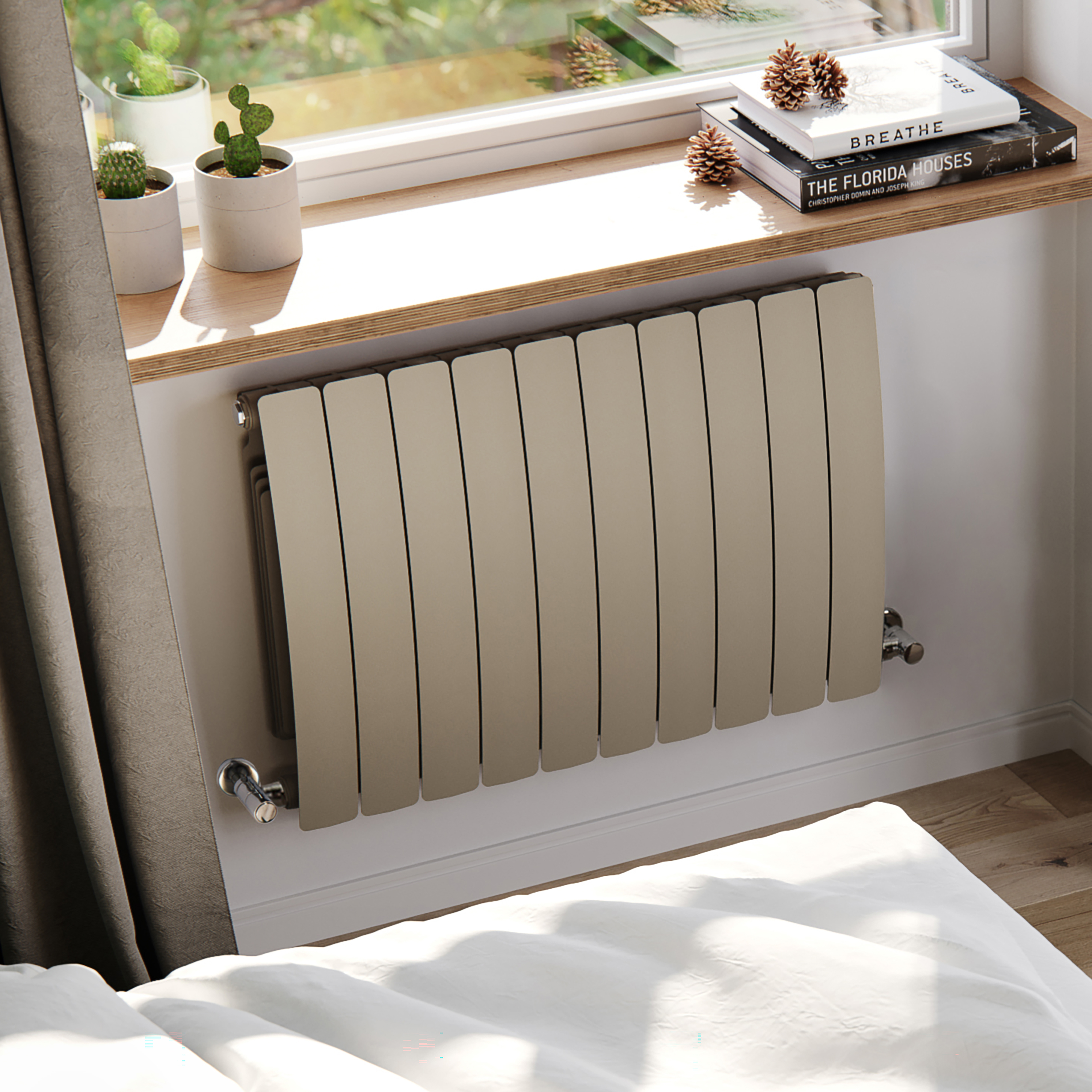 Terma Bergamo Single Panel Horizontal Radiator - 3 Sizes