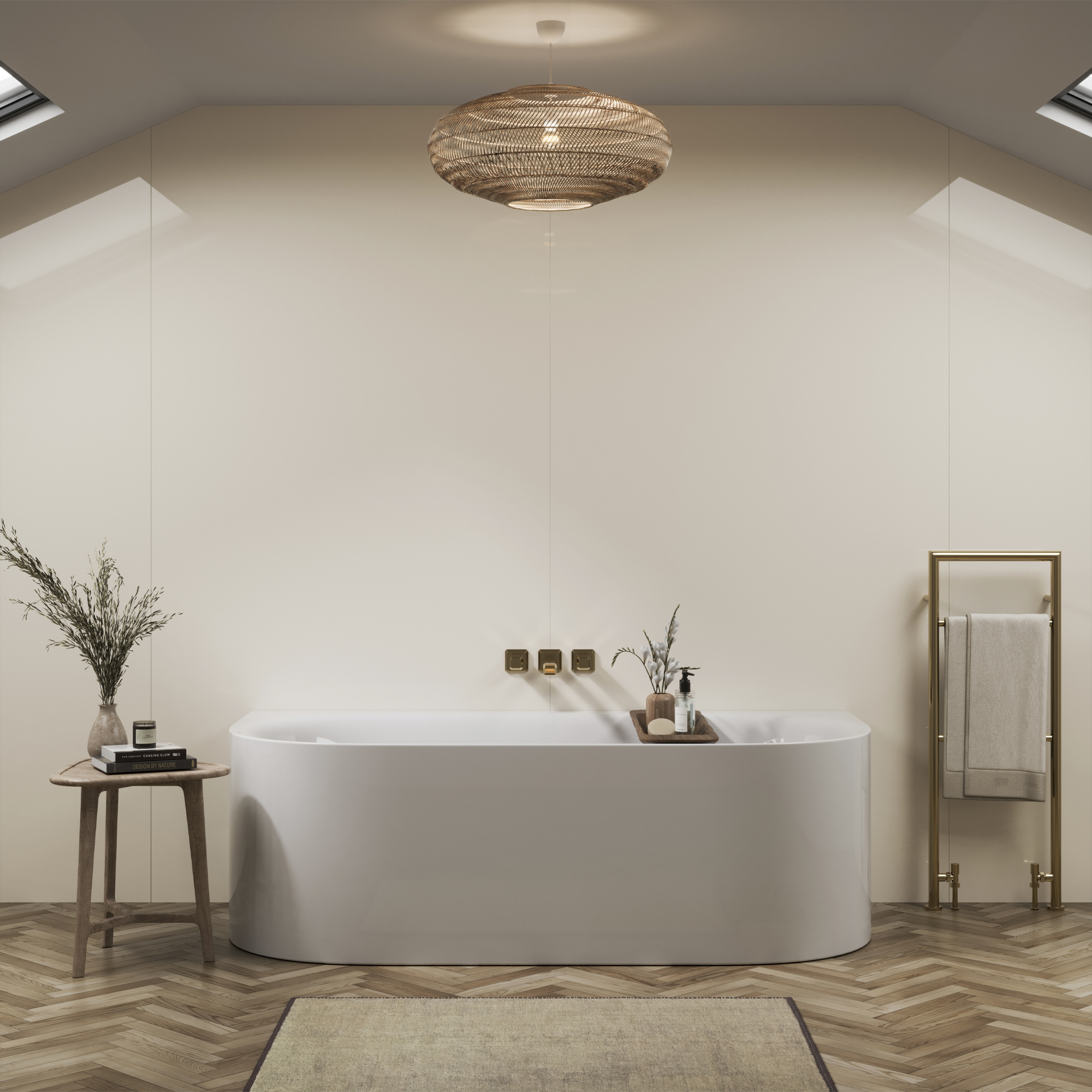 Showerwall Alabaster Acrylic Pack Bathroom Wall Panel