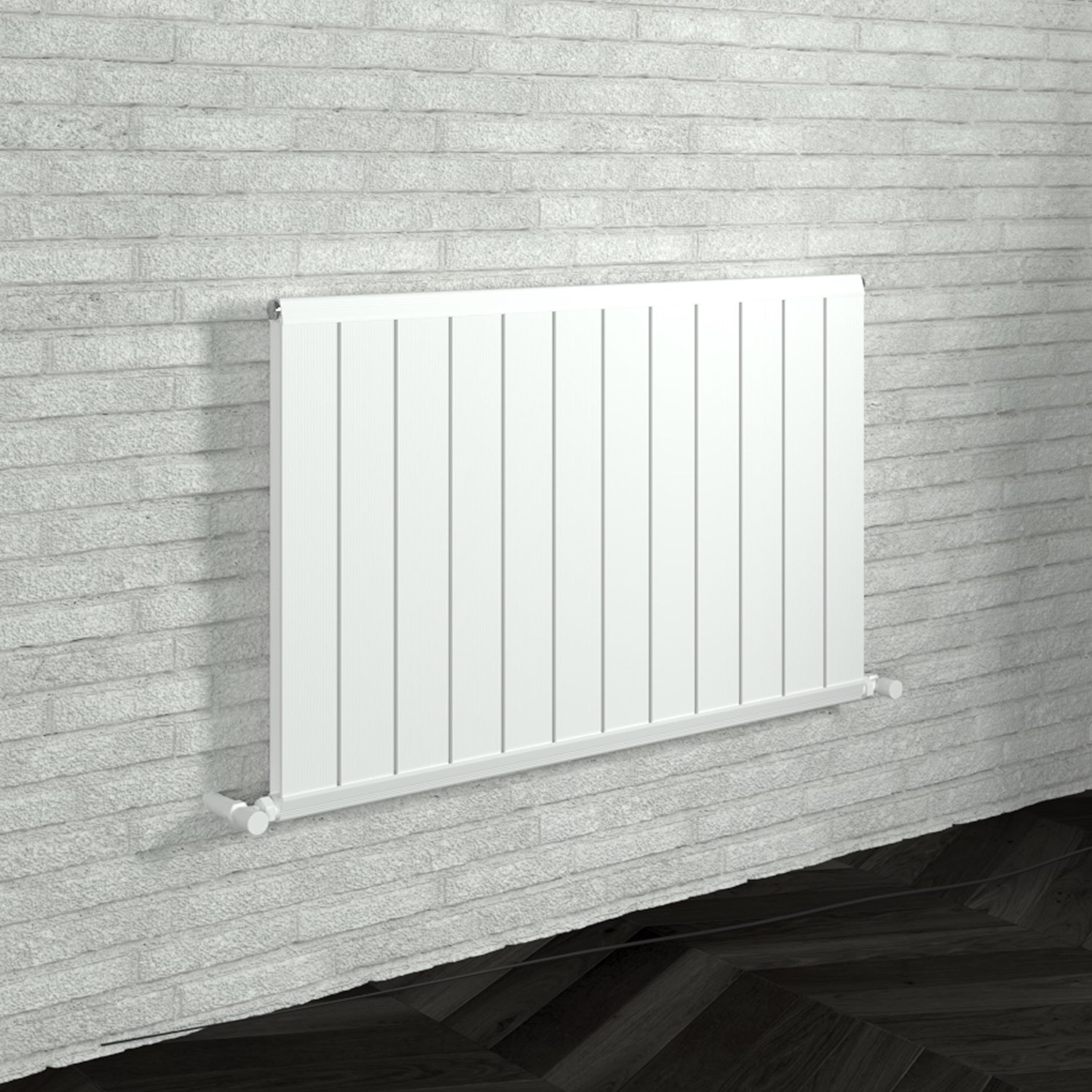 Elite Flat Panel Textured Horizontal Aluminium Radiator