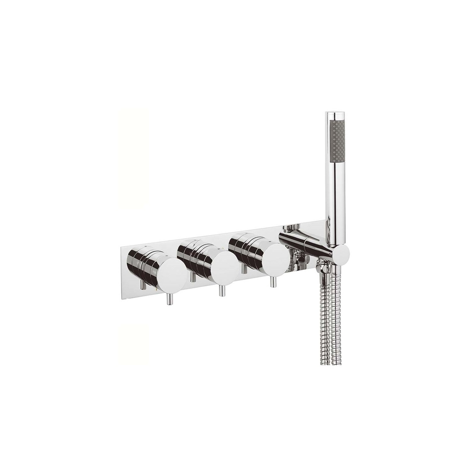 Crosswater Kai Lever Concealed Thermostatic Shower Valve with 3 Way Diverter & Shower Kit