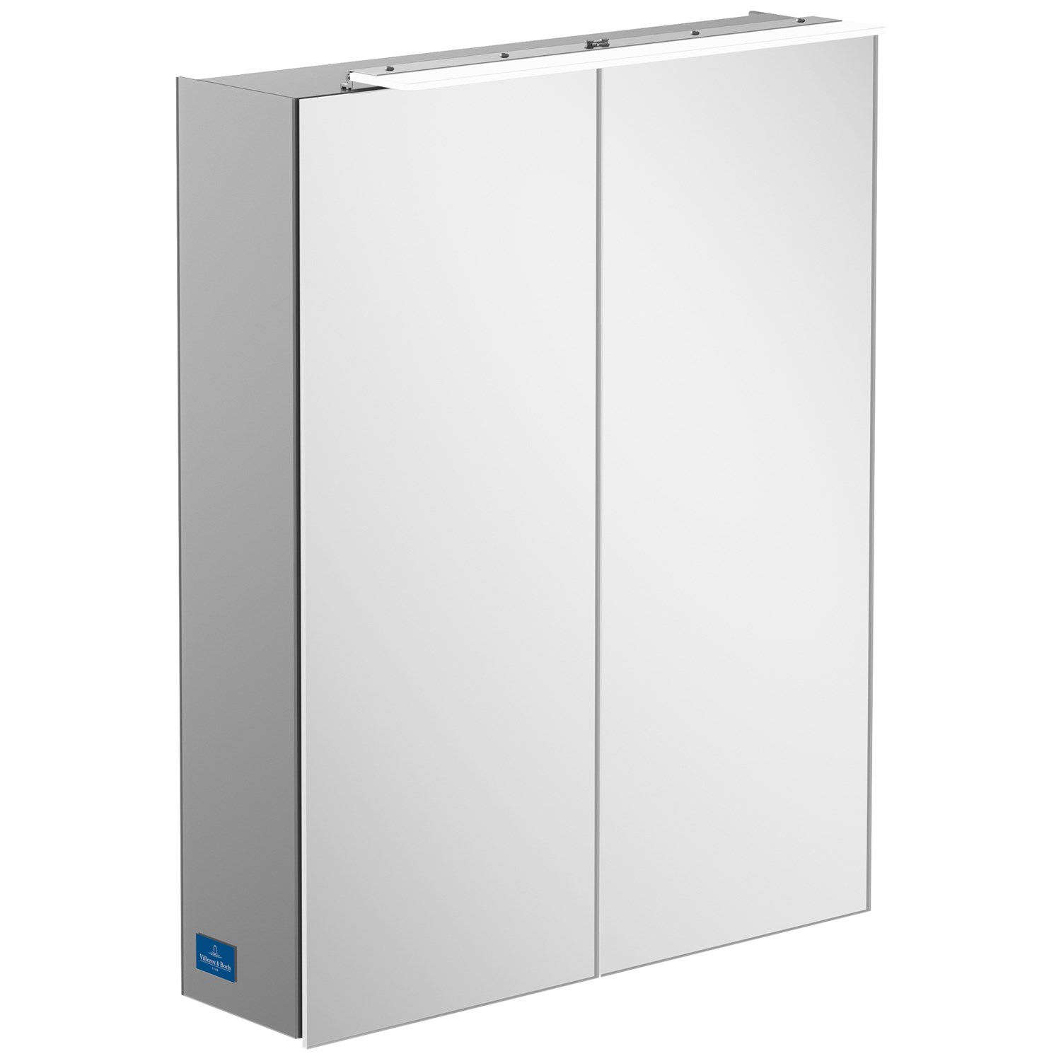 Villeroy & Boch My View One 2 Door LED Illuminated Mirrored Cabinet & Shaver Socket