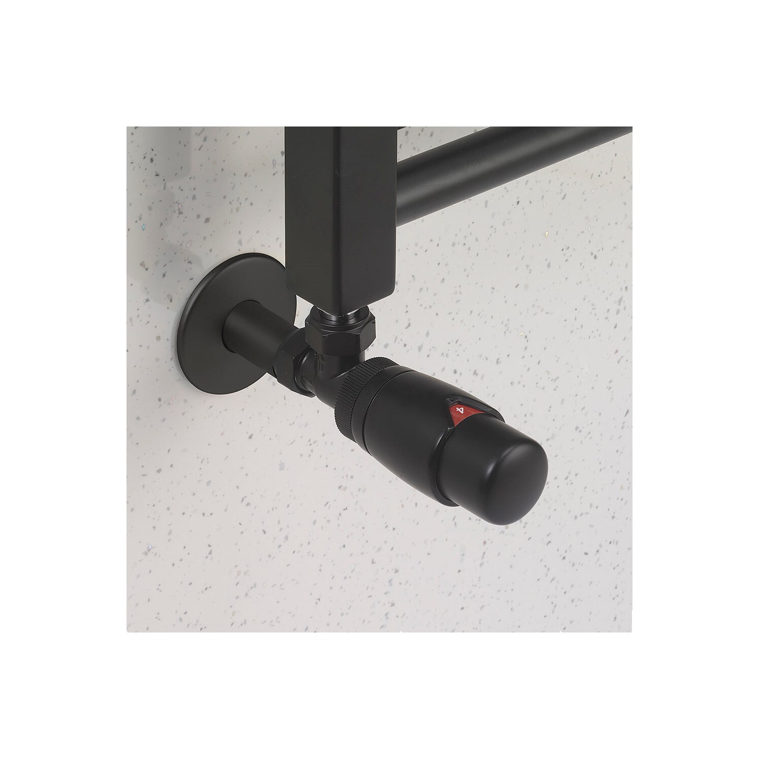 Crosswater Thermostatic Radiator Valves - Matt Black