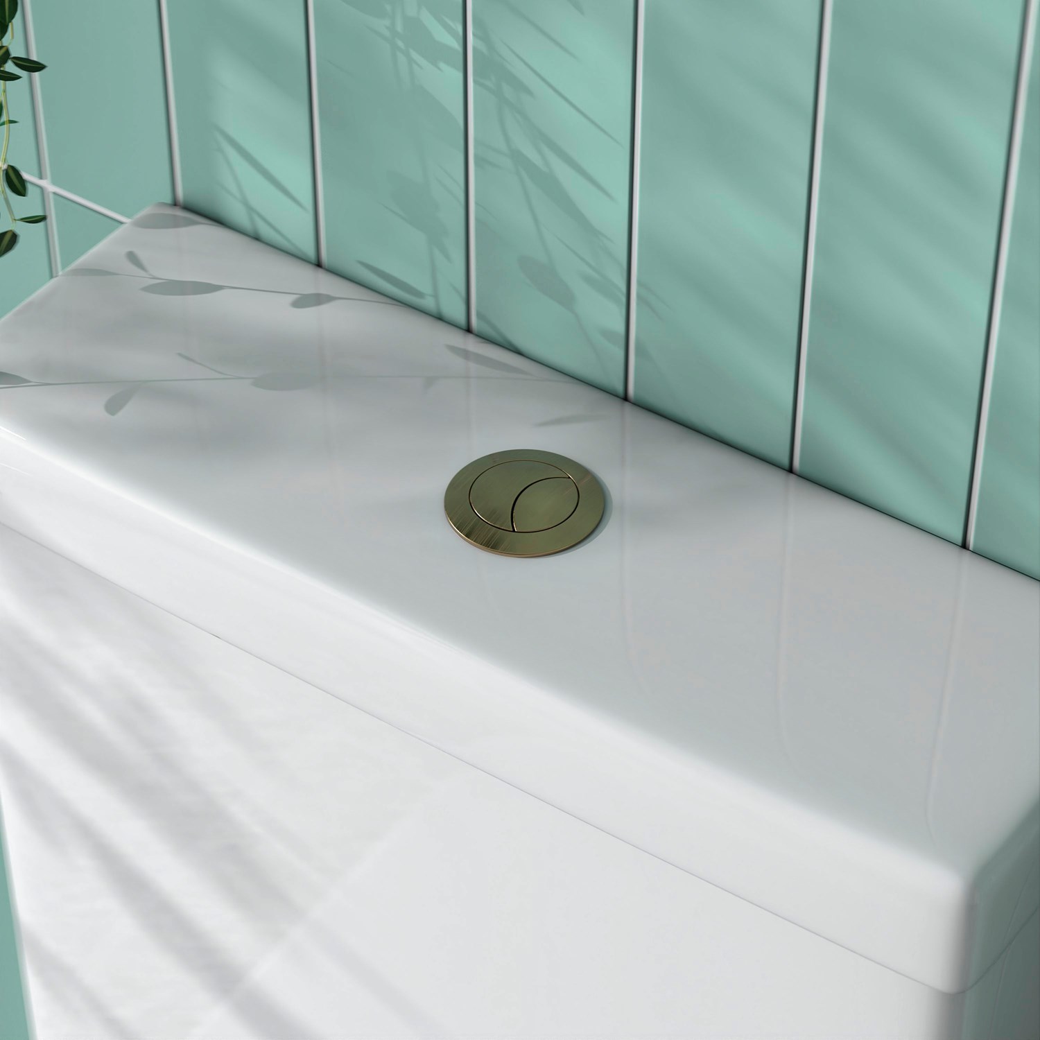 Harbour Cistern Flush Button 38mm - Brushed Brass