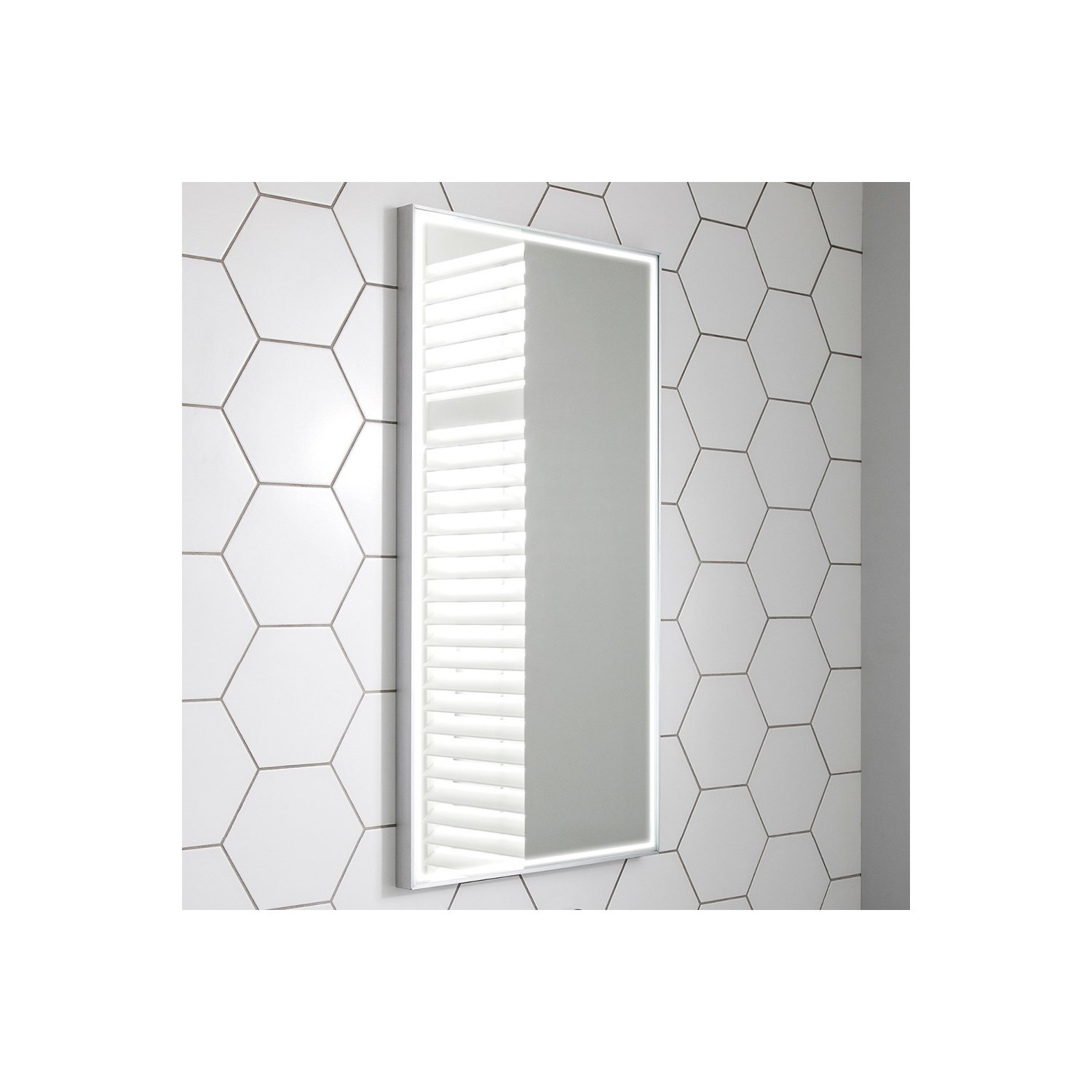 Example: MPRO LED Illuminated Steam Free Mirror 600 x 800mm