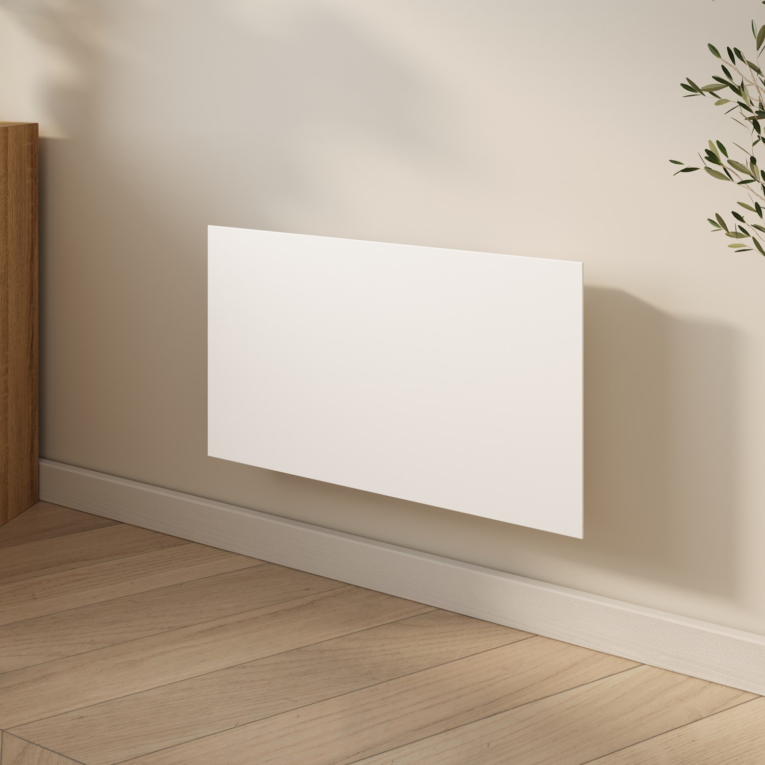 Toasty Bask Matt White Electric Radiator