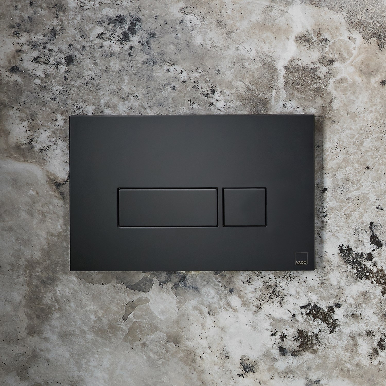 Vado Individual Pneumatic Square Button Flush Plate