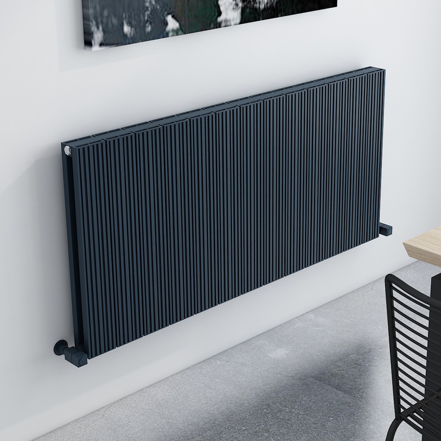 Monza Double Panel Horizontal Aluminium Radiator