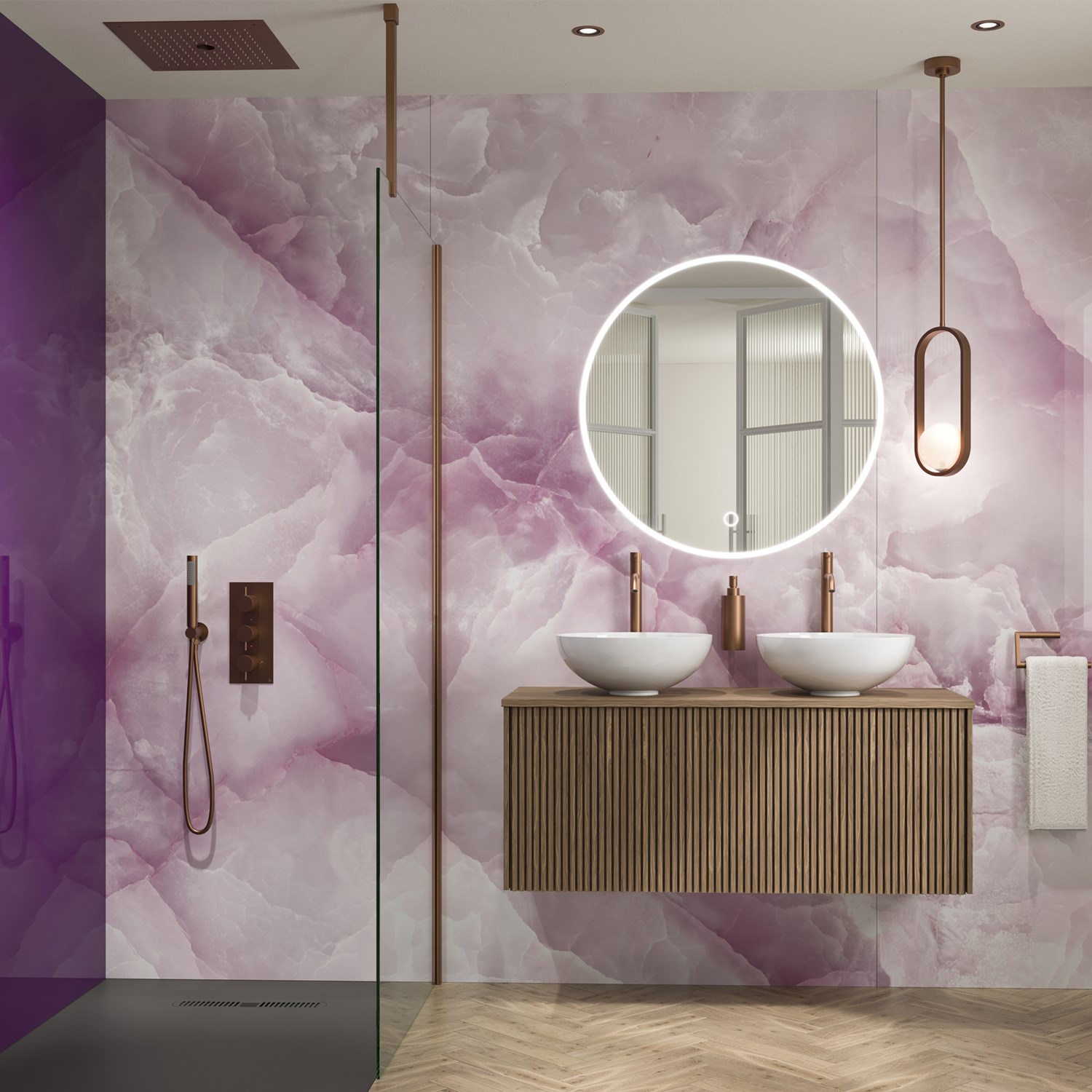 Showerwall Onyx Jewel Acrylic Pack Bathroom Wall Panel