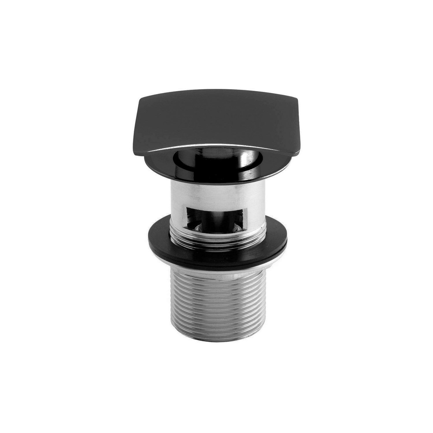 Status Matt Square Dome Clicker Waste Slotted
